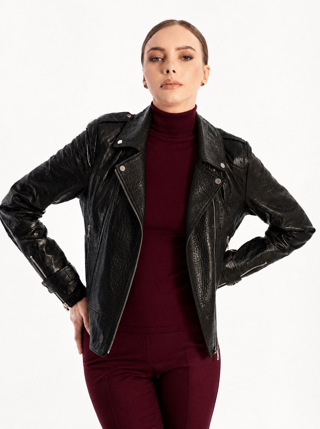Glory leather Biker jacket