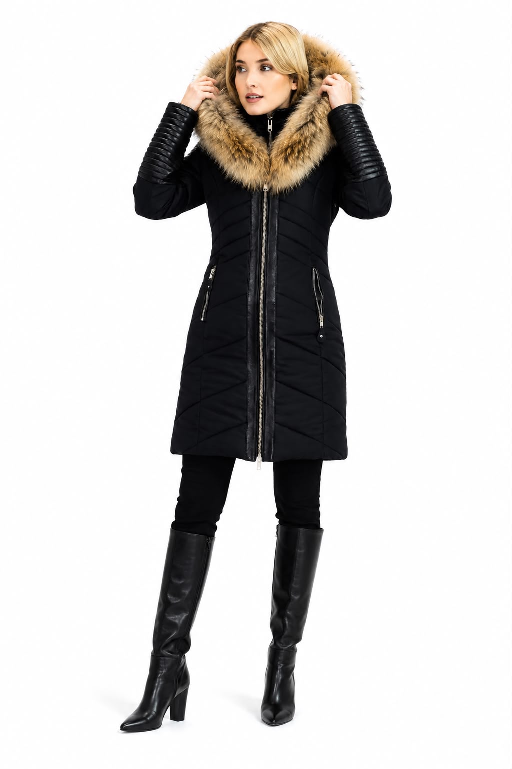 Hailey Parka With  Natural Fur