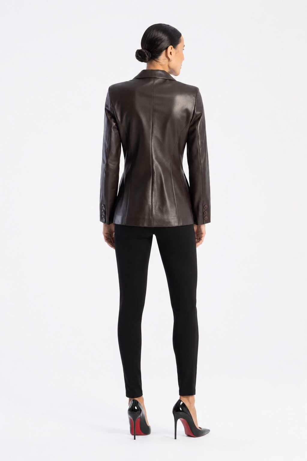 Daniela Leather Blazer