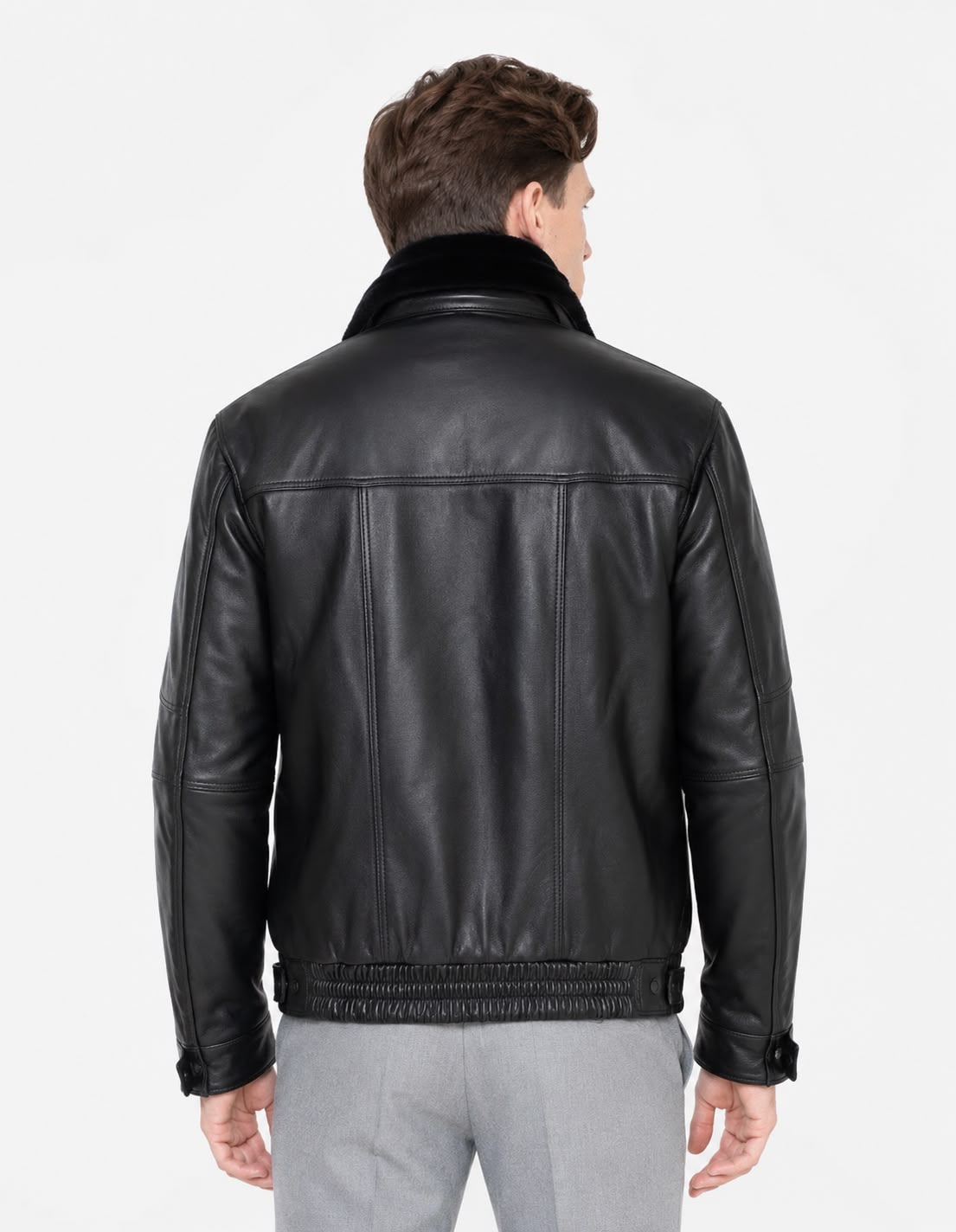 DAVID WITH REMOVABLE SHEARLING COLLAR