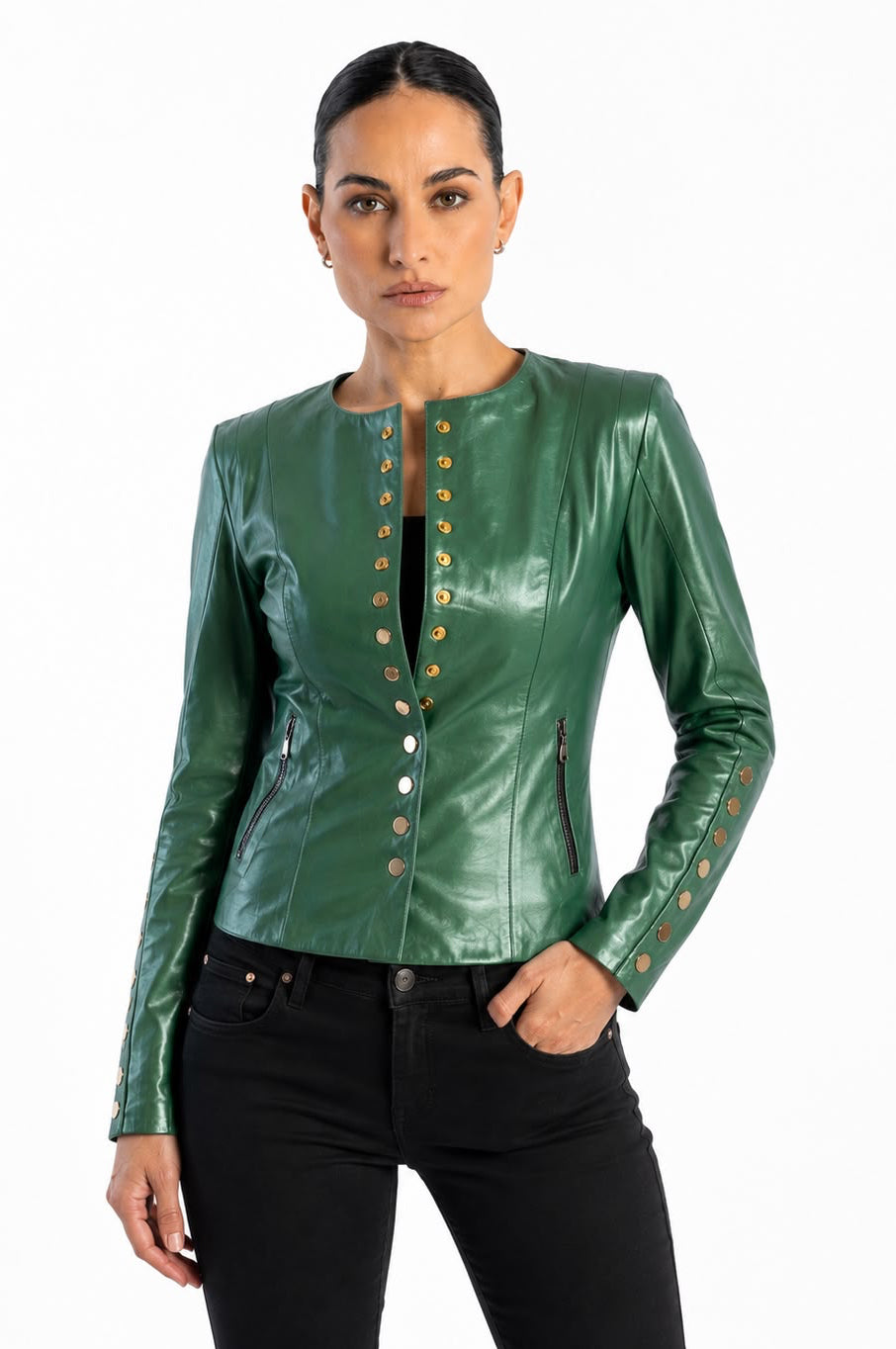 LÉNA LEATHER JACKET