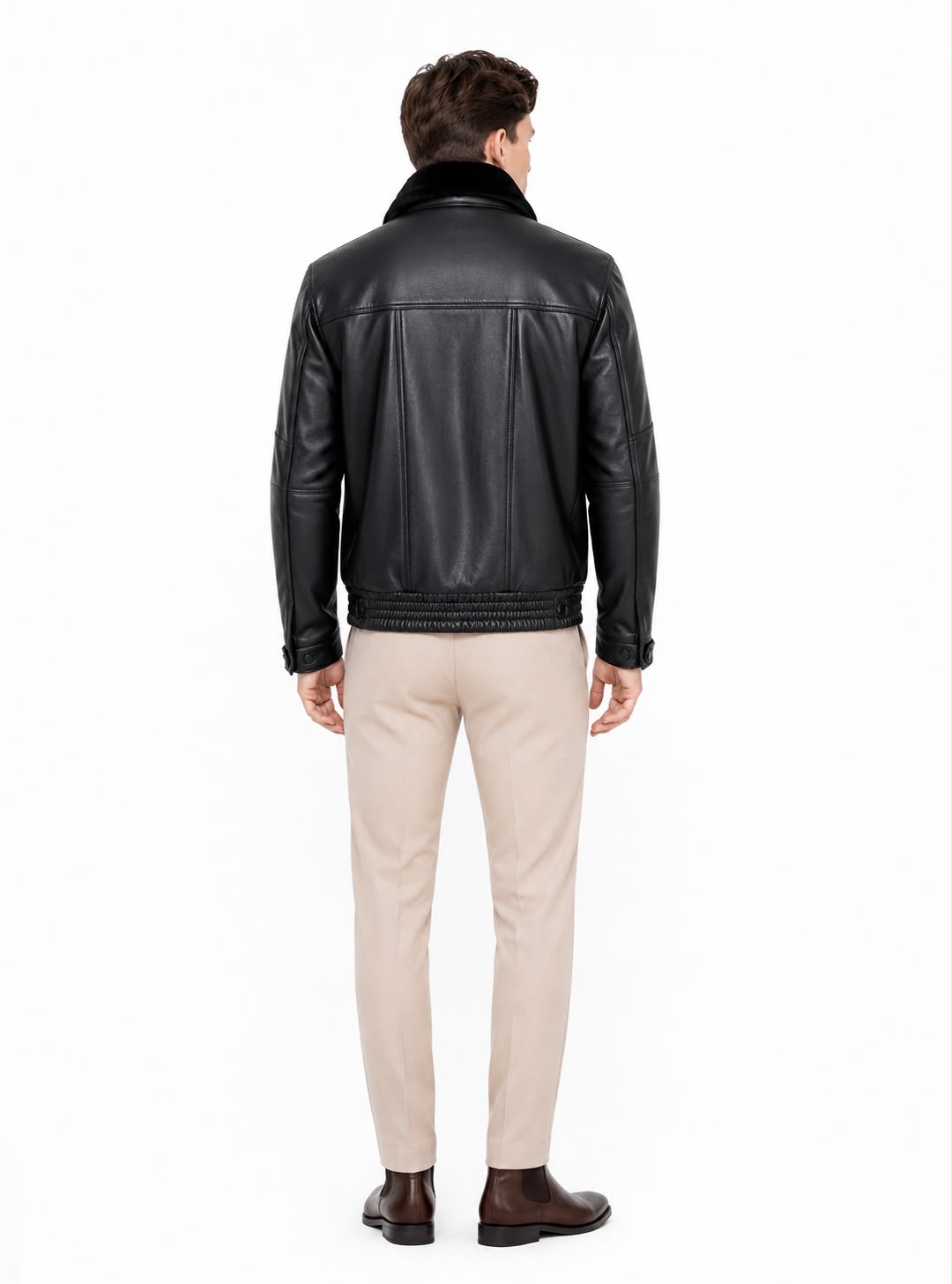 DAVID WITH REMOVABLE SHEARLING COLLAR