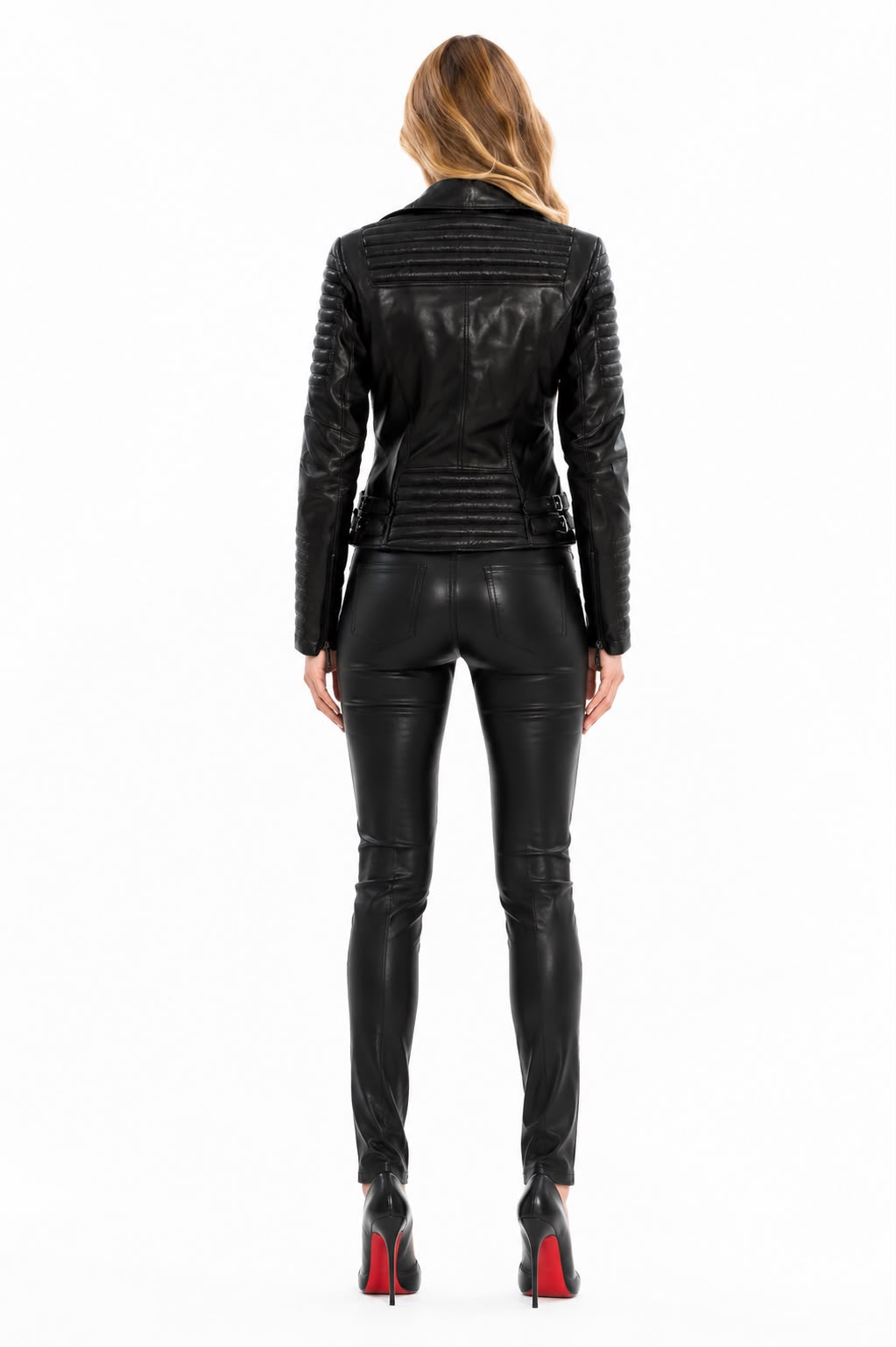 Stacy Leather Biker Jacket