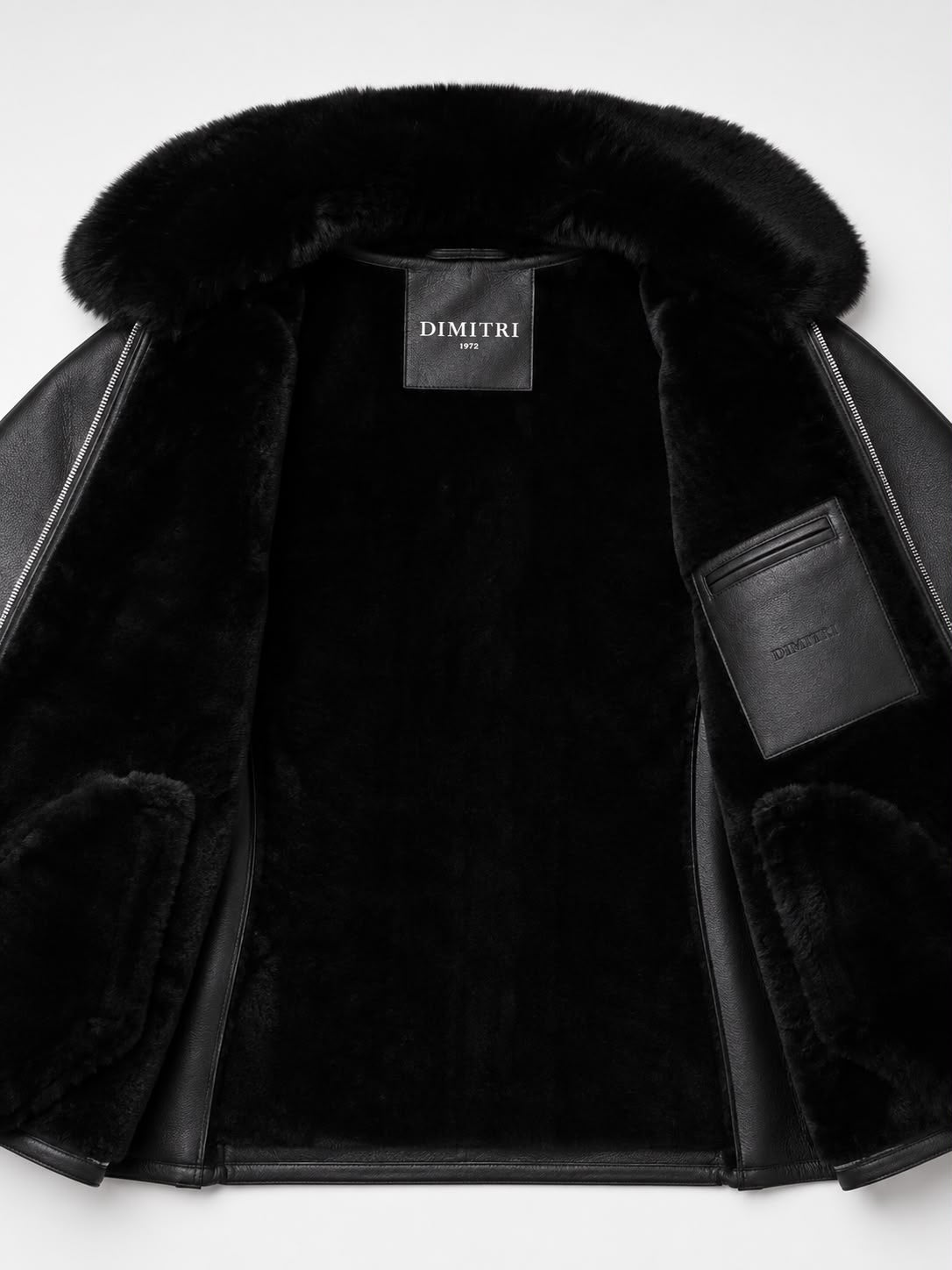 Eliana Black Shearling Jacket-thumbmail-6
