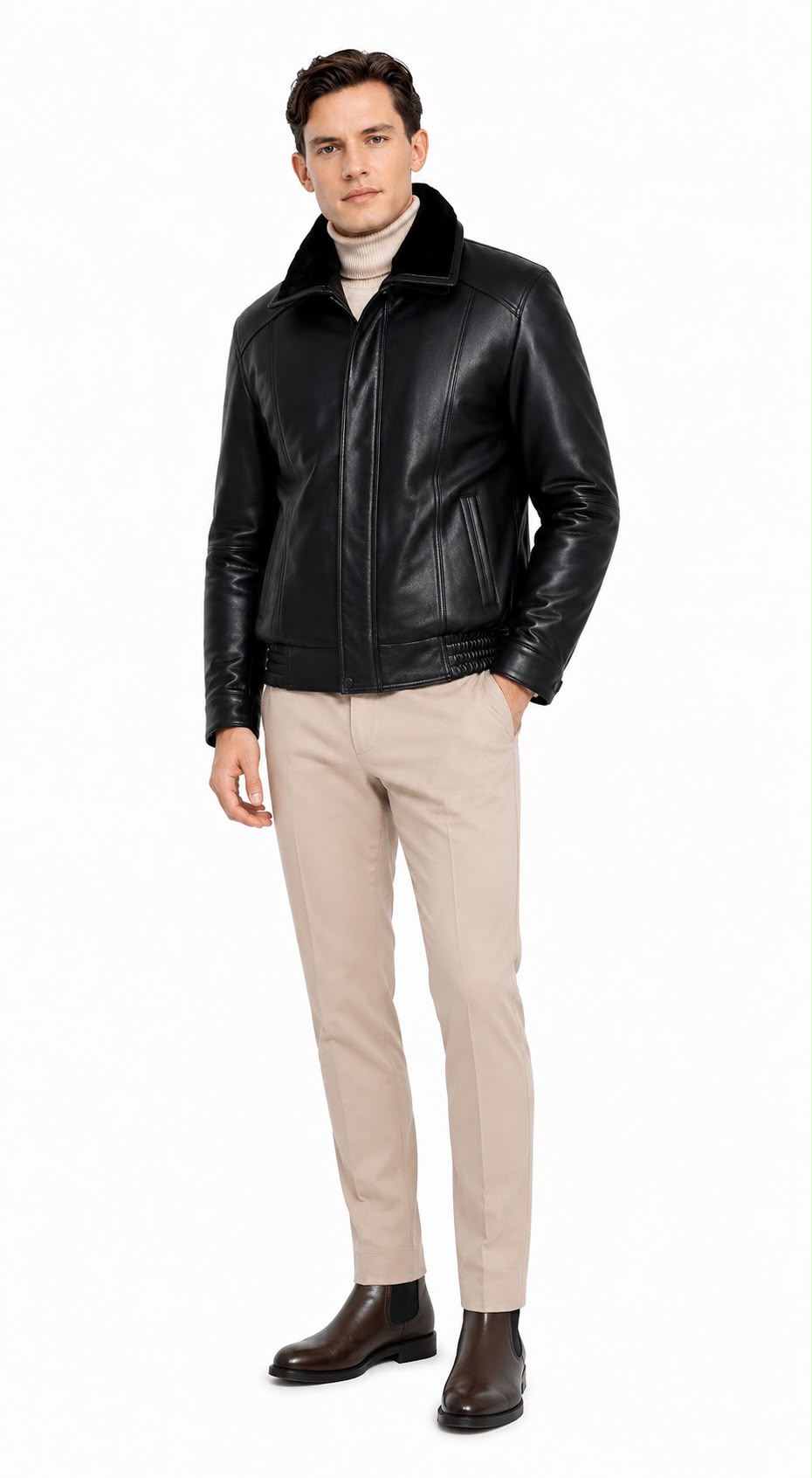 DAVID WITH REMOVABLE SHEARLING COLLAR-thumbmail-4