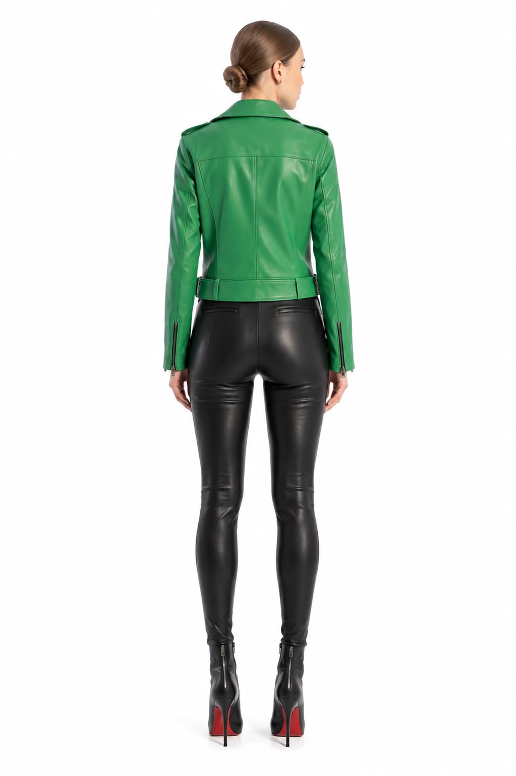 ARIELLE leather biker jacket-thumbmail-5