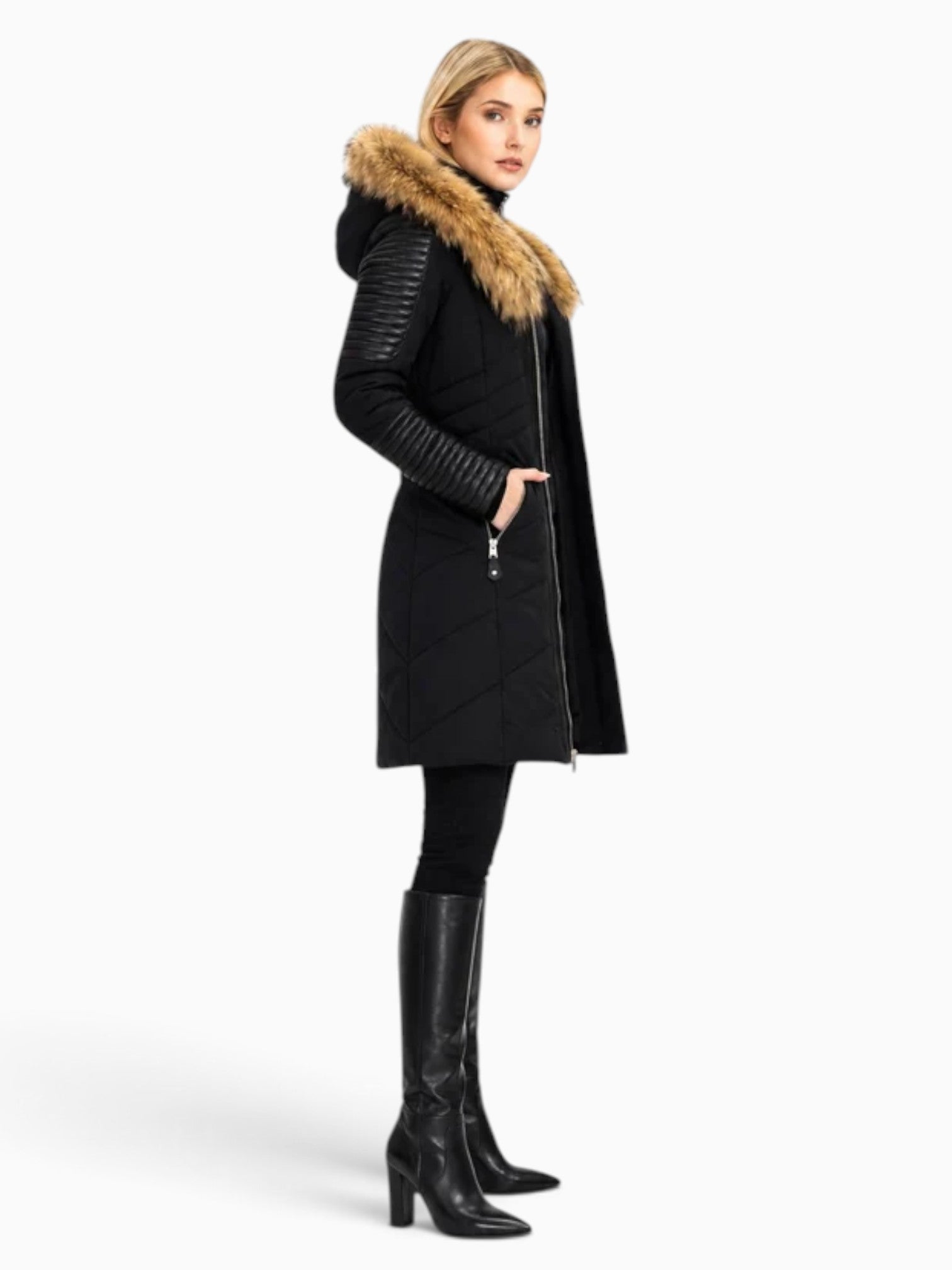 Hailey Parka With  Natural Fur