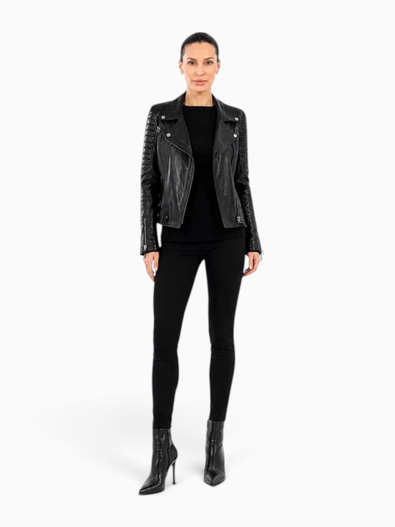 Irene Biker leather Jacket
