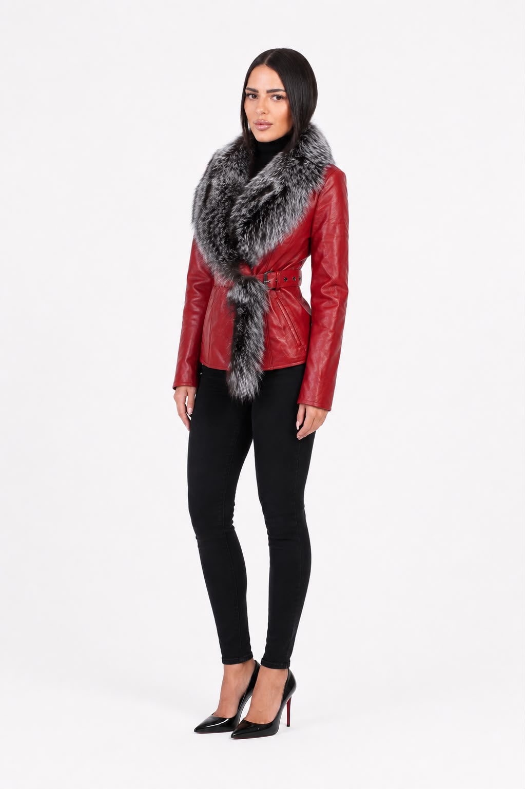 Beverly Leather Jacket – Silver Fox-thumbmail-3