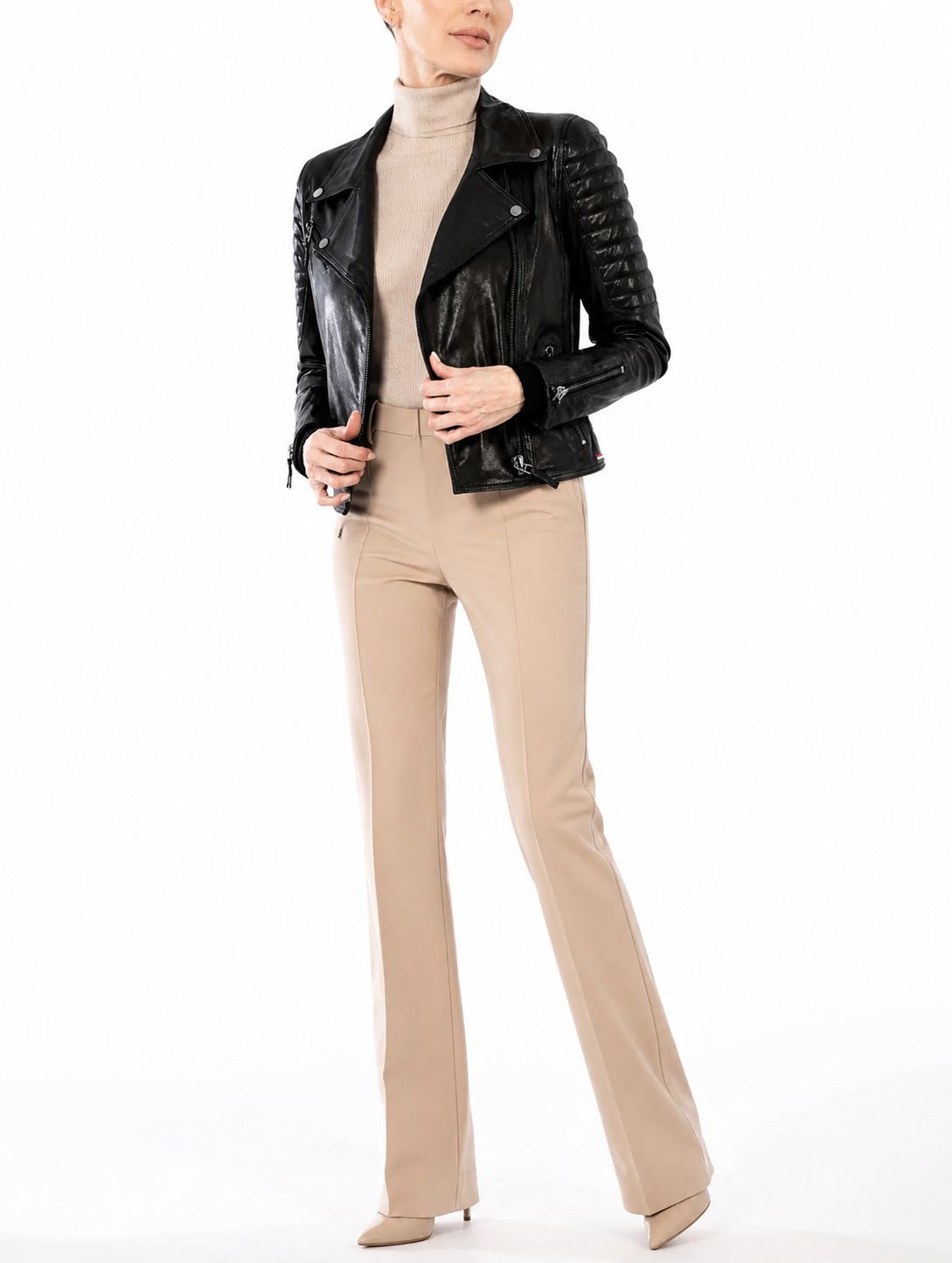 Irene Biker leather Jacket