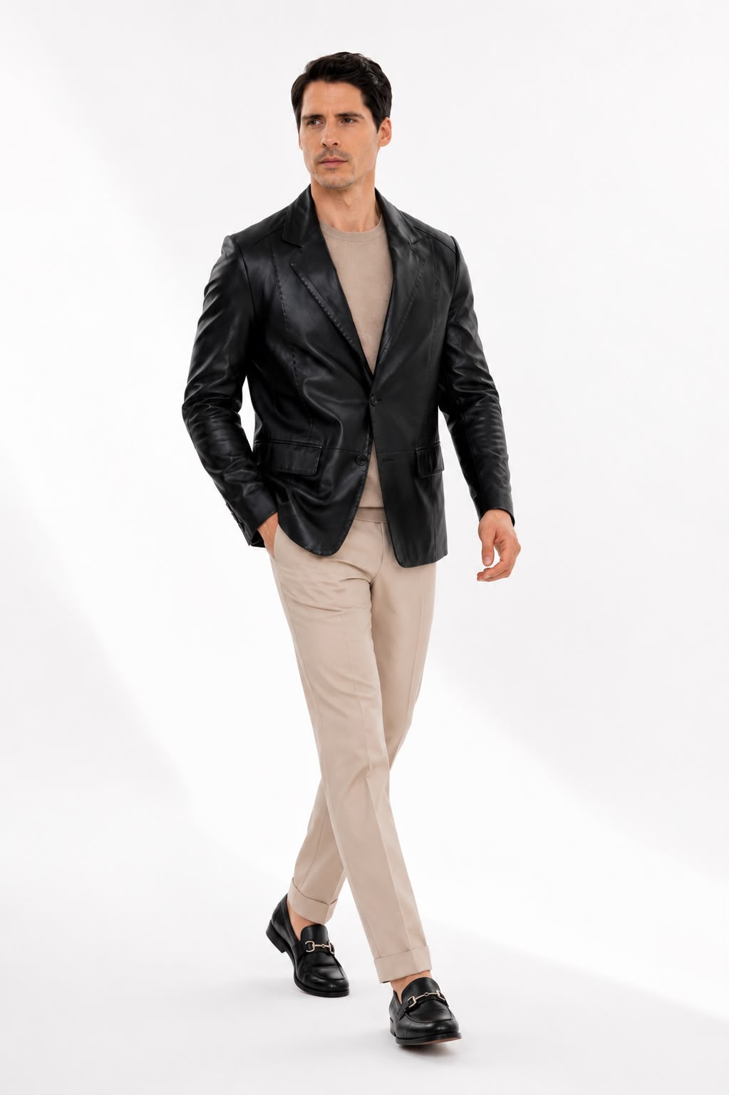 Mencia Leather Blazer