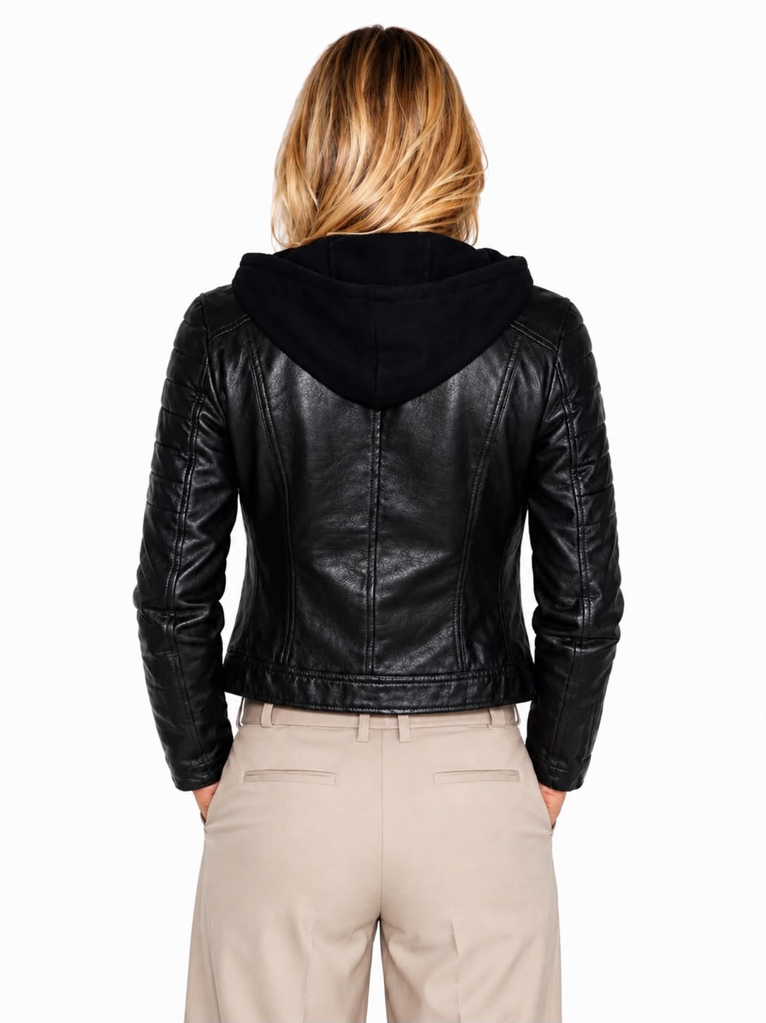 REBECCA BIKER LEATHER JACKET