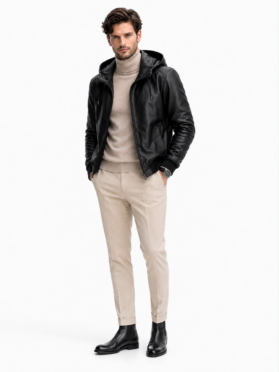 DANTE Bomber Leather Jacket