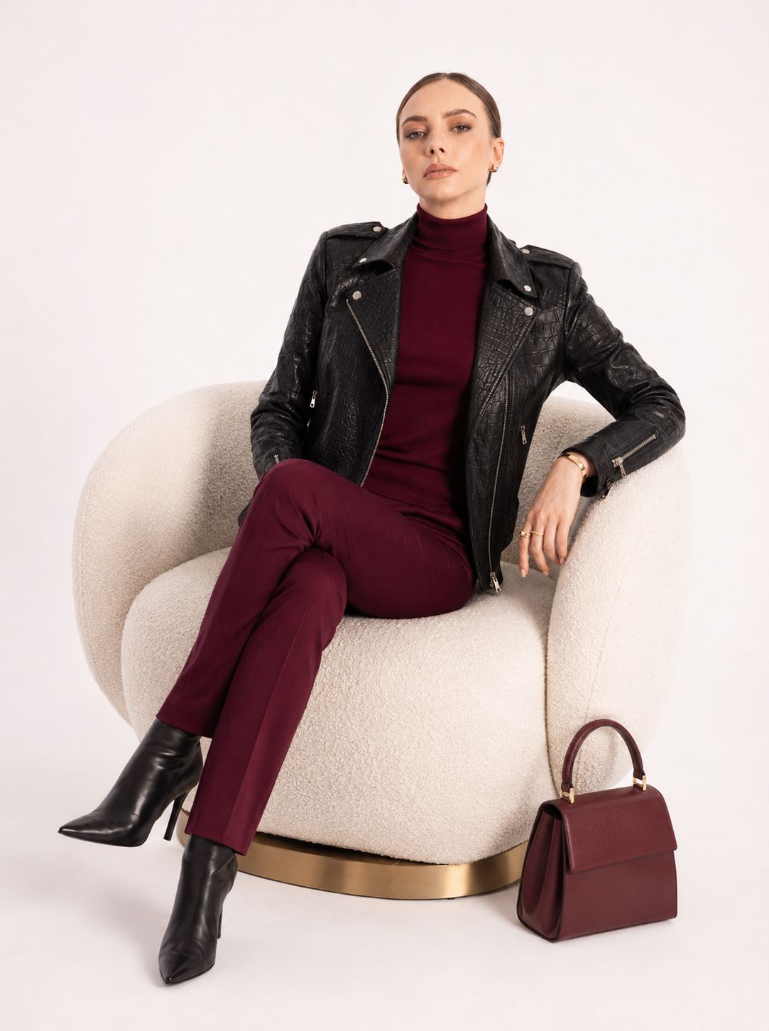 Glory leather Biker jacket