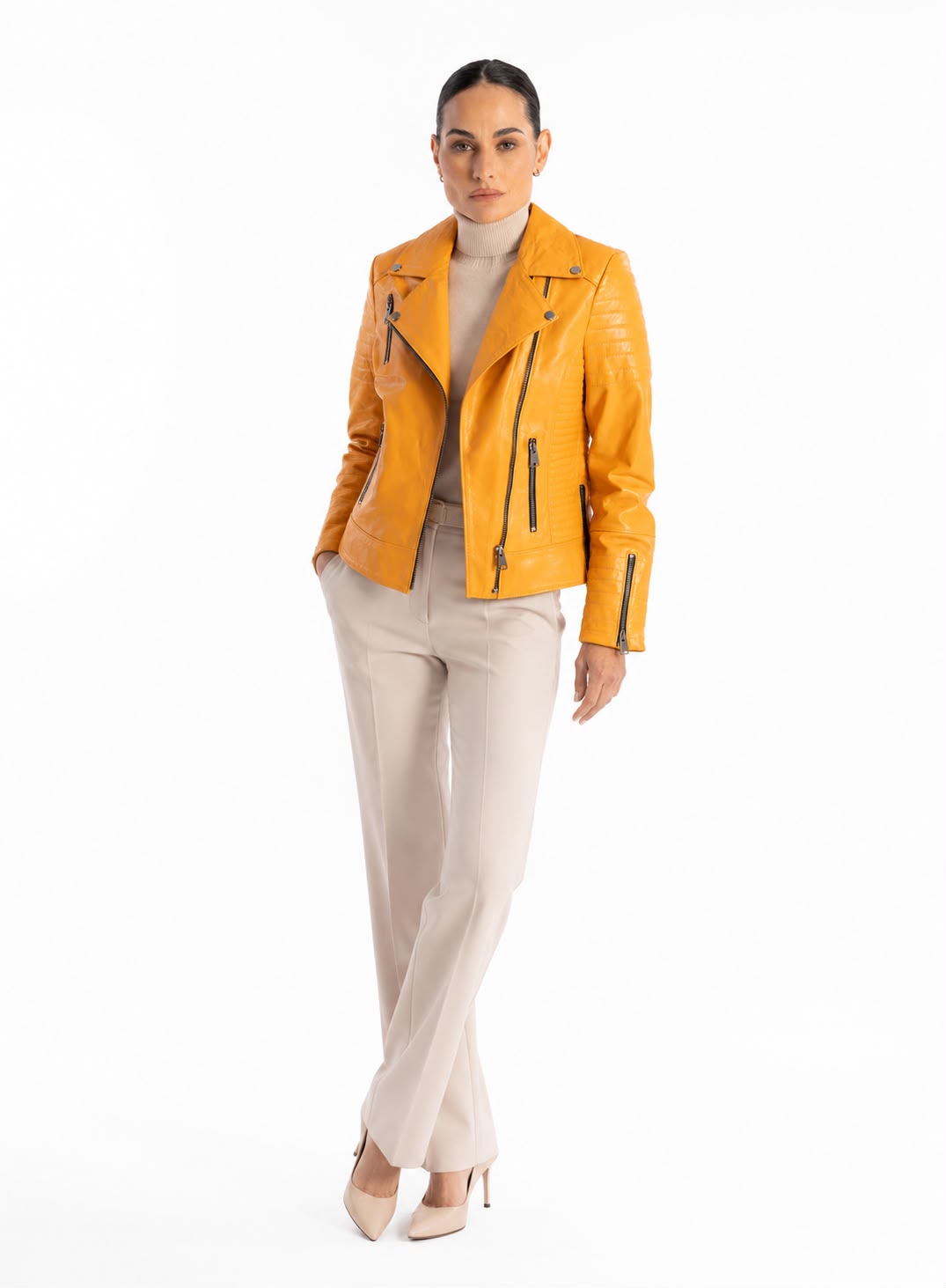 KIARA BIKER LEATHER JACKET