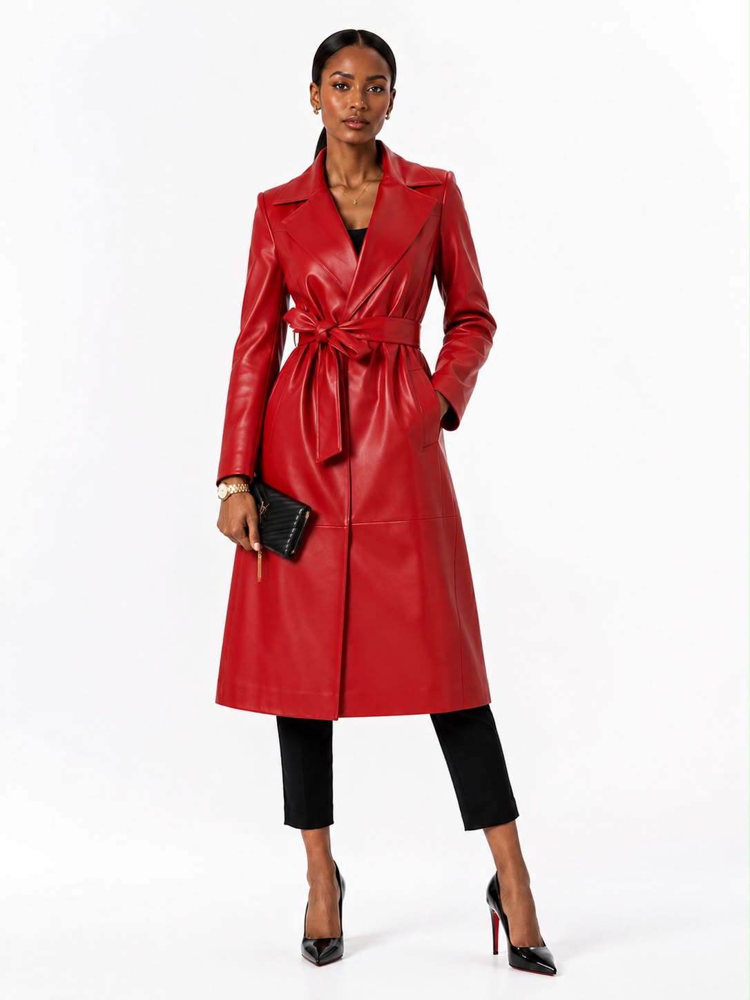 Sarah Leather Trench Coat-thumbmail-1