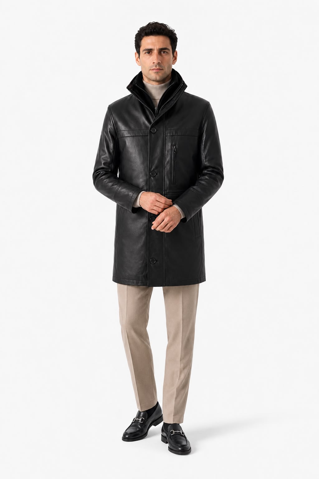 MARC Men's  3-Season Coat with Removable Lining-thumbmail-4