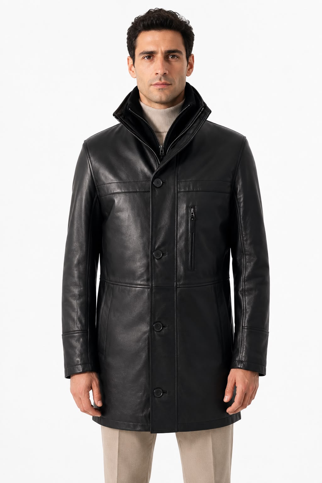 MARC Men's  3-Season Coat with Removable Lining