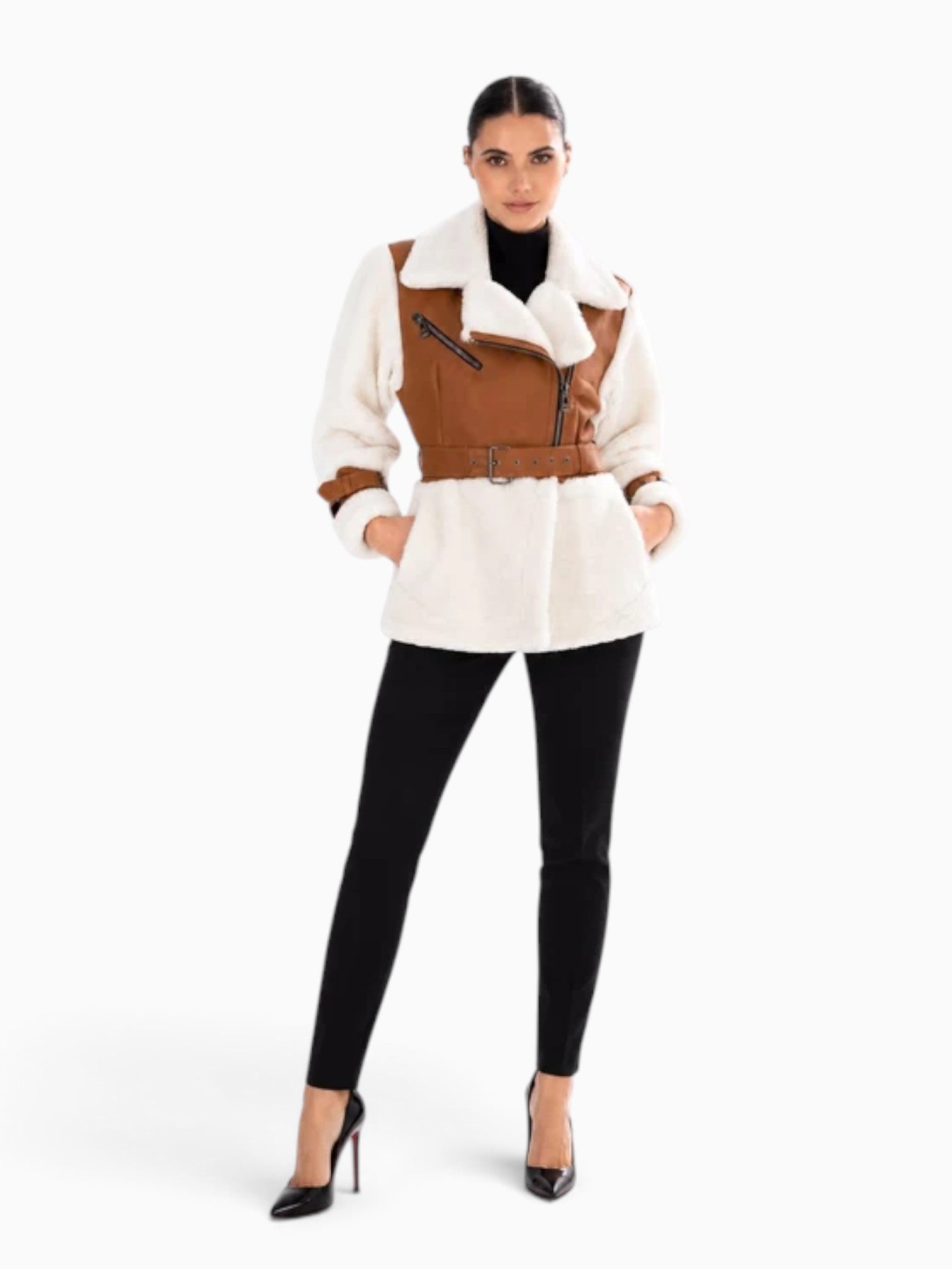 ELIZABETH SHEARLING JACKET