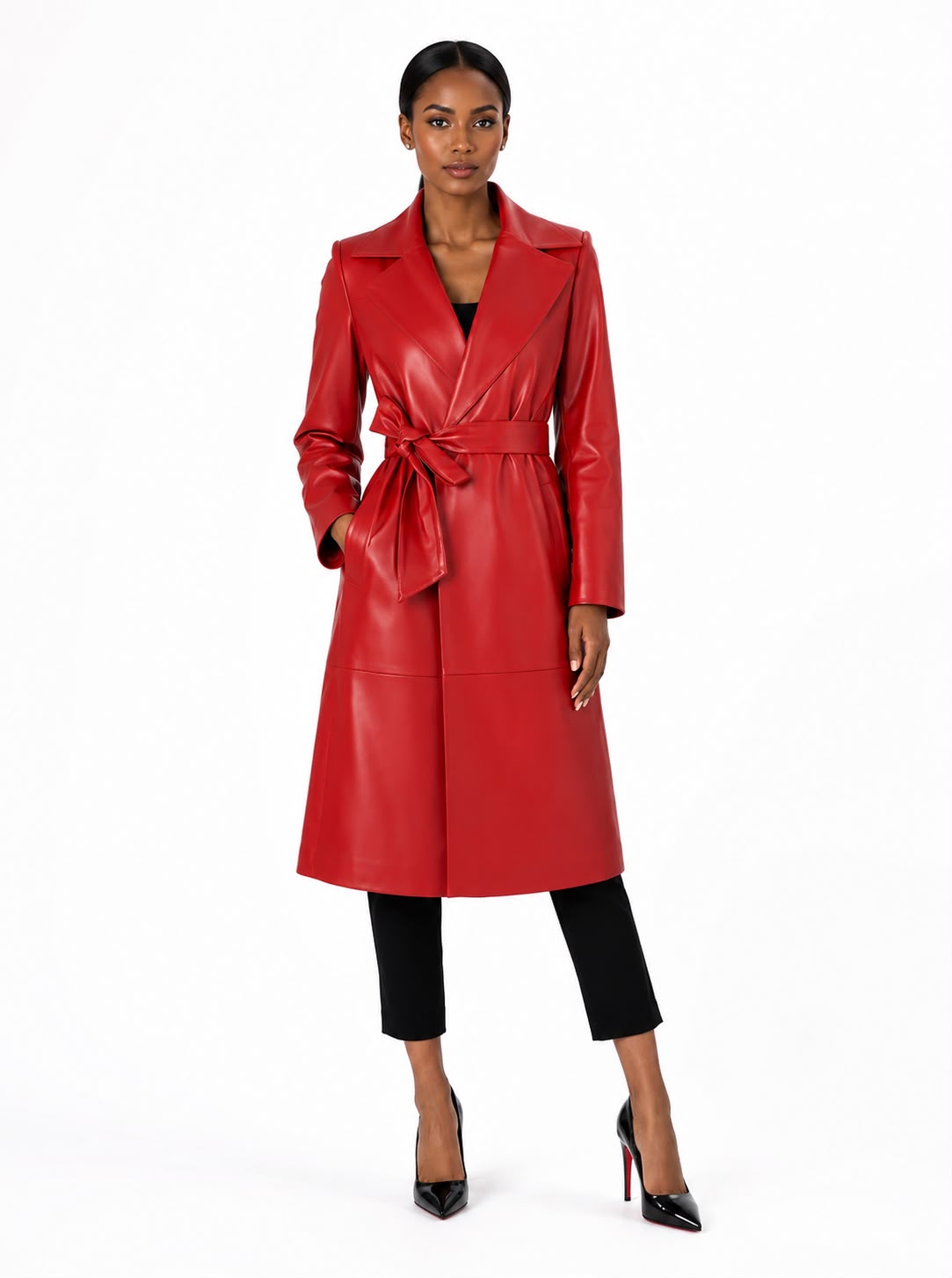 Sarah Leather Trench Coat-thumbmail-4