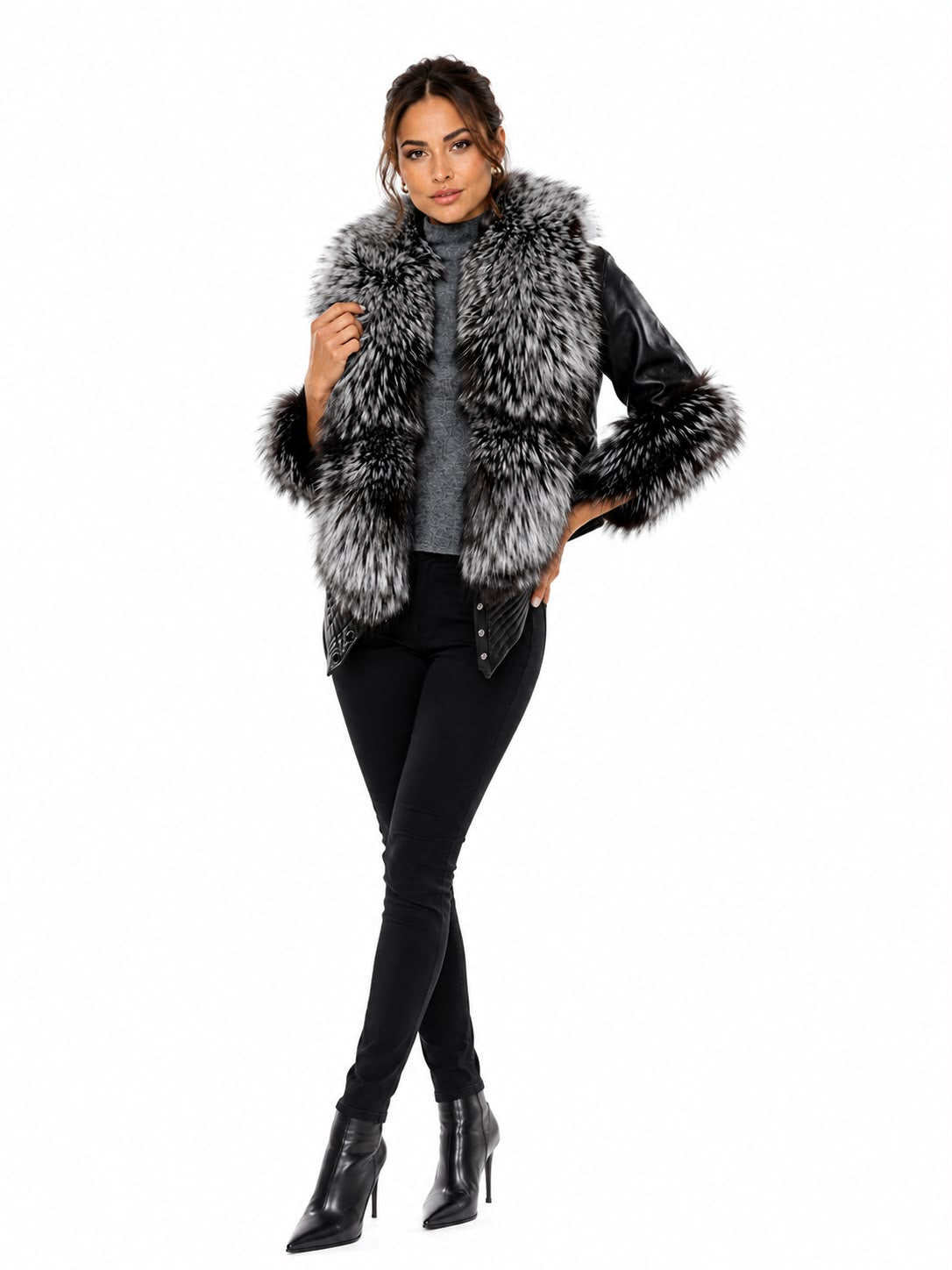 BELGRAVIA   Silver Fox Fur