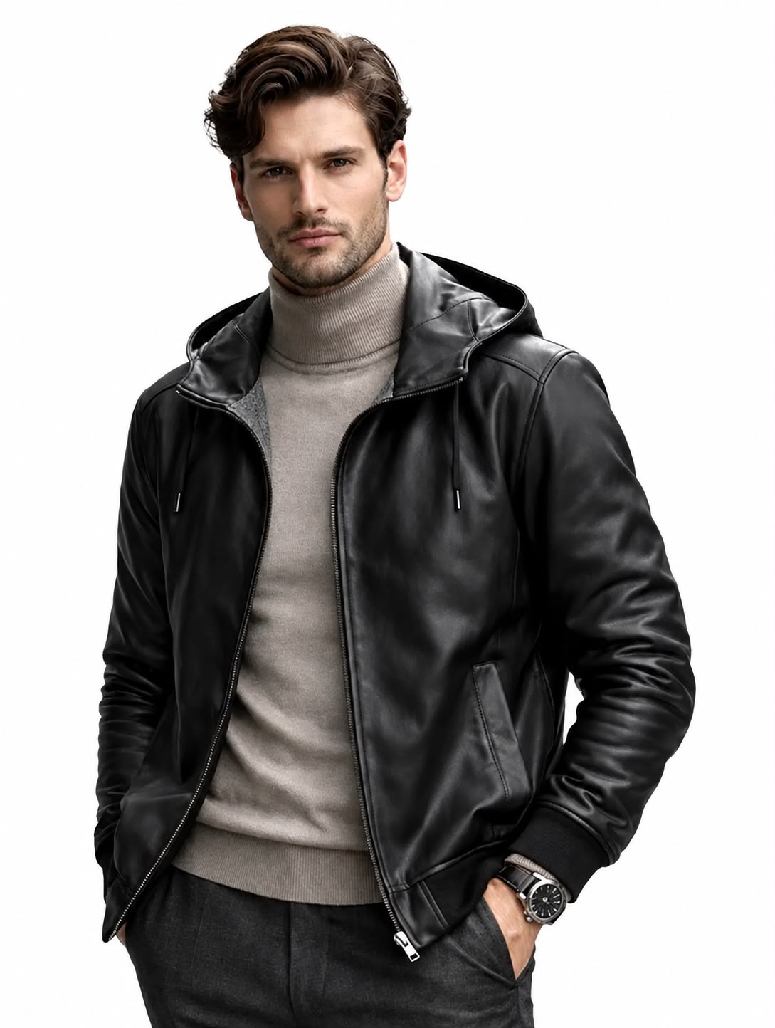 DANTE Bomber Leather Jacket