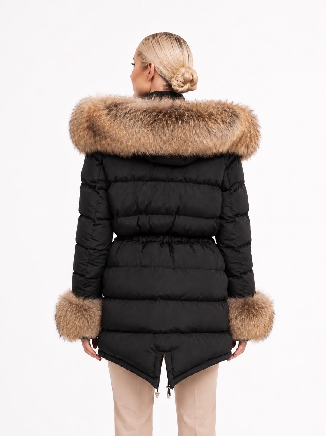 Lexi Puffer Jacket With Removable Natural Fur-thumbmail-4