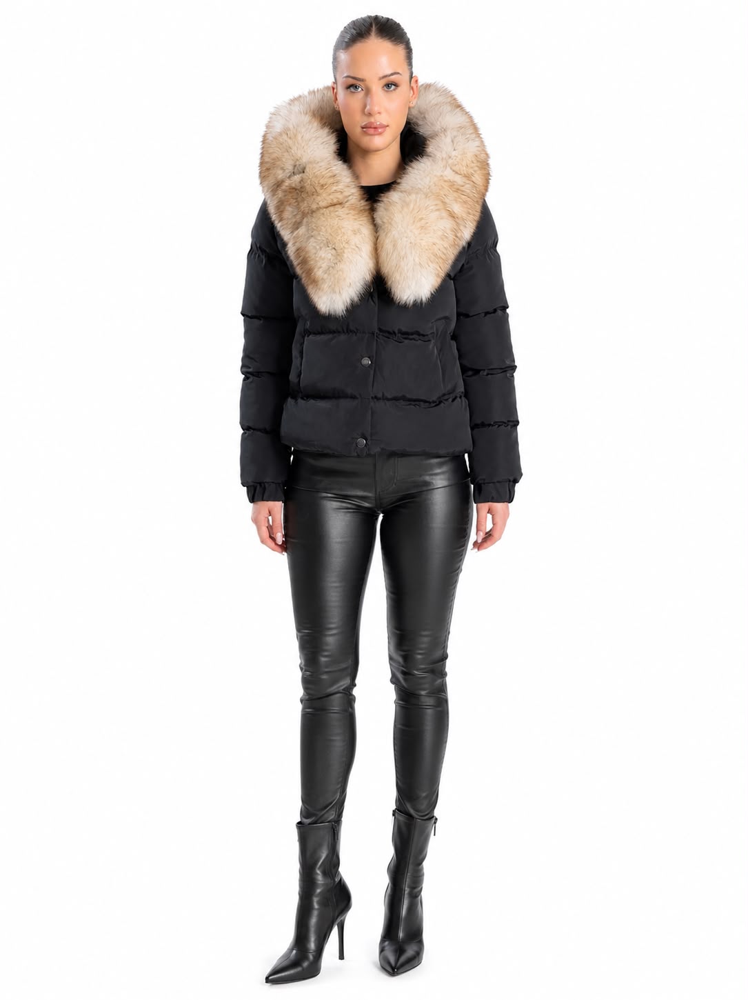 Eddy Down Puffer With Removable Natural Fur