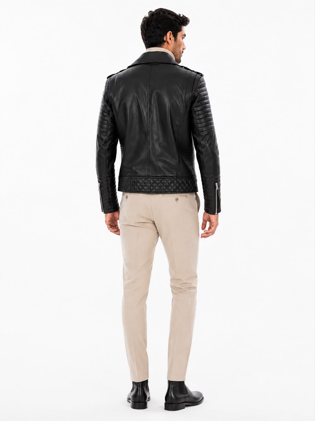 Damian Biker  leather Jacket