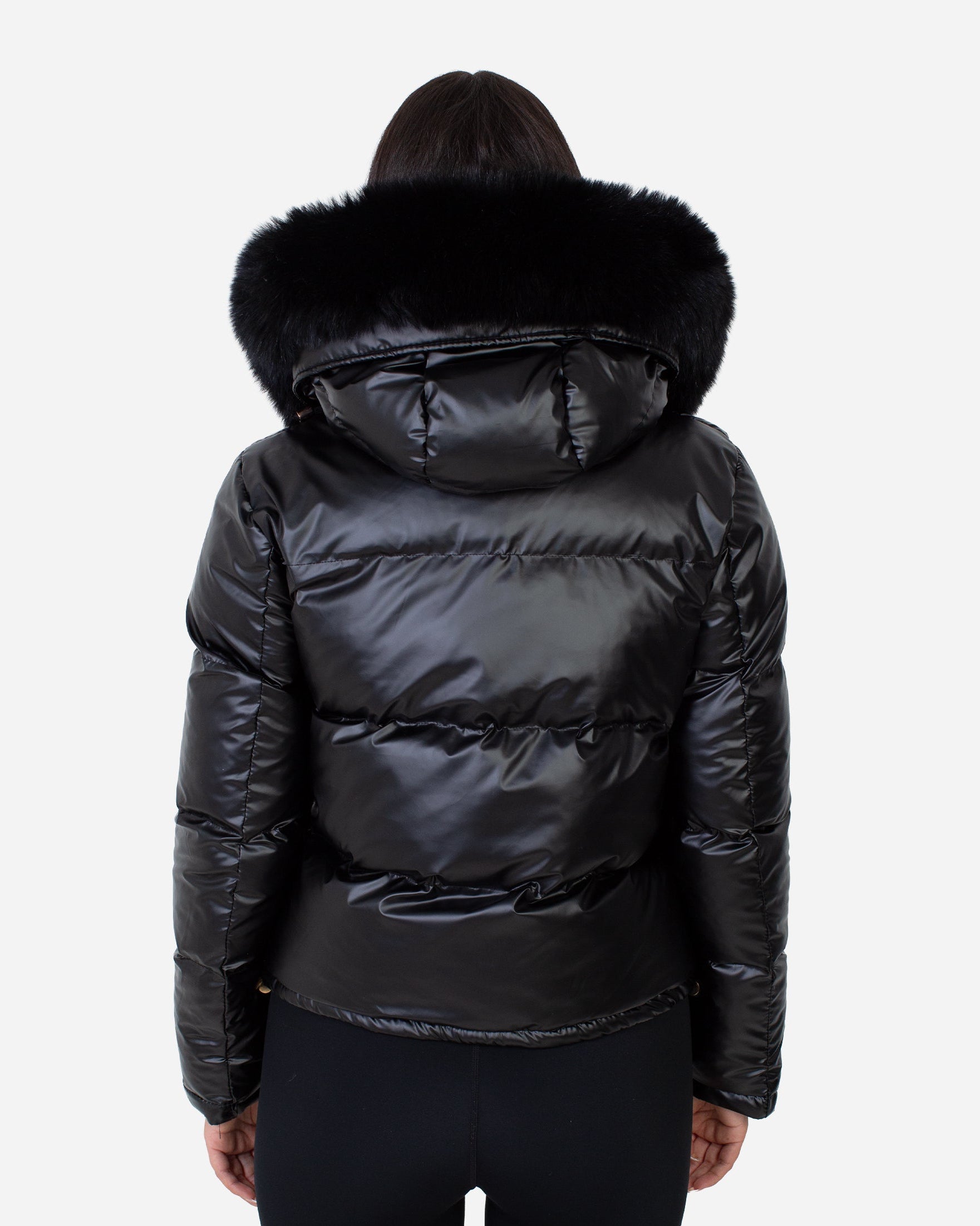 Avery Puffer Jacket with natural fur-thumbmail-3