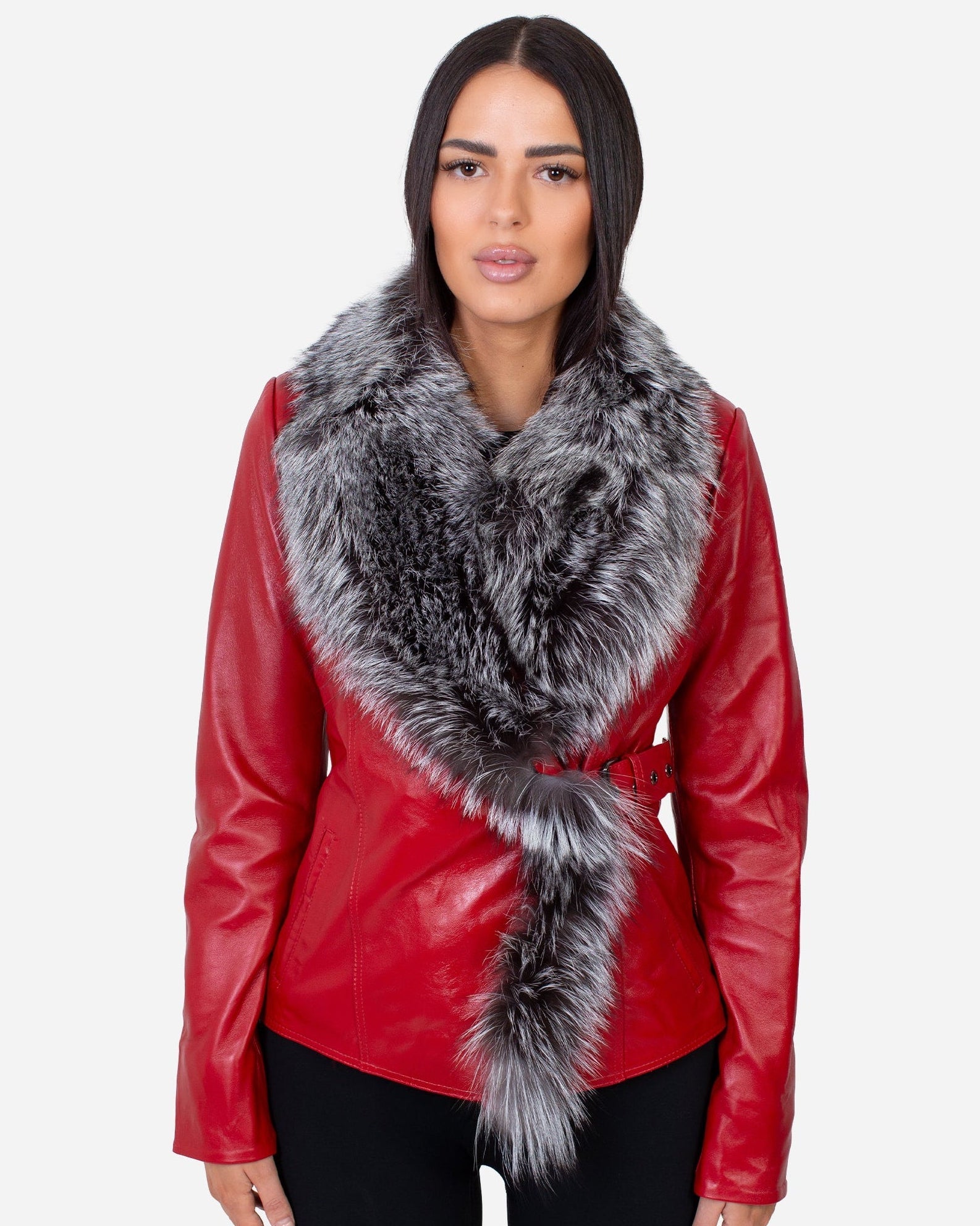 Beverly Leather Jacket – Silver Fox-thumbmail-2