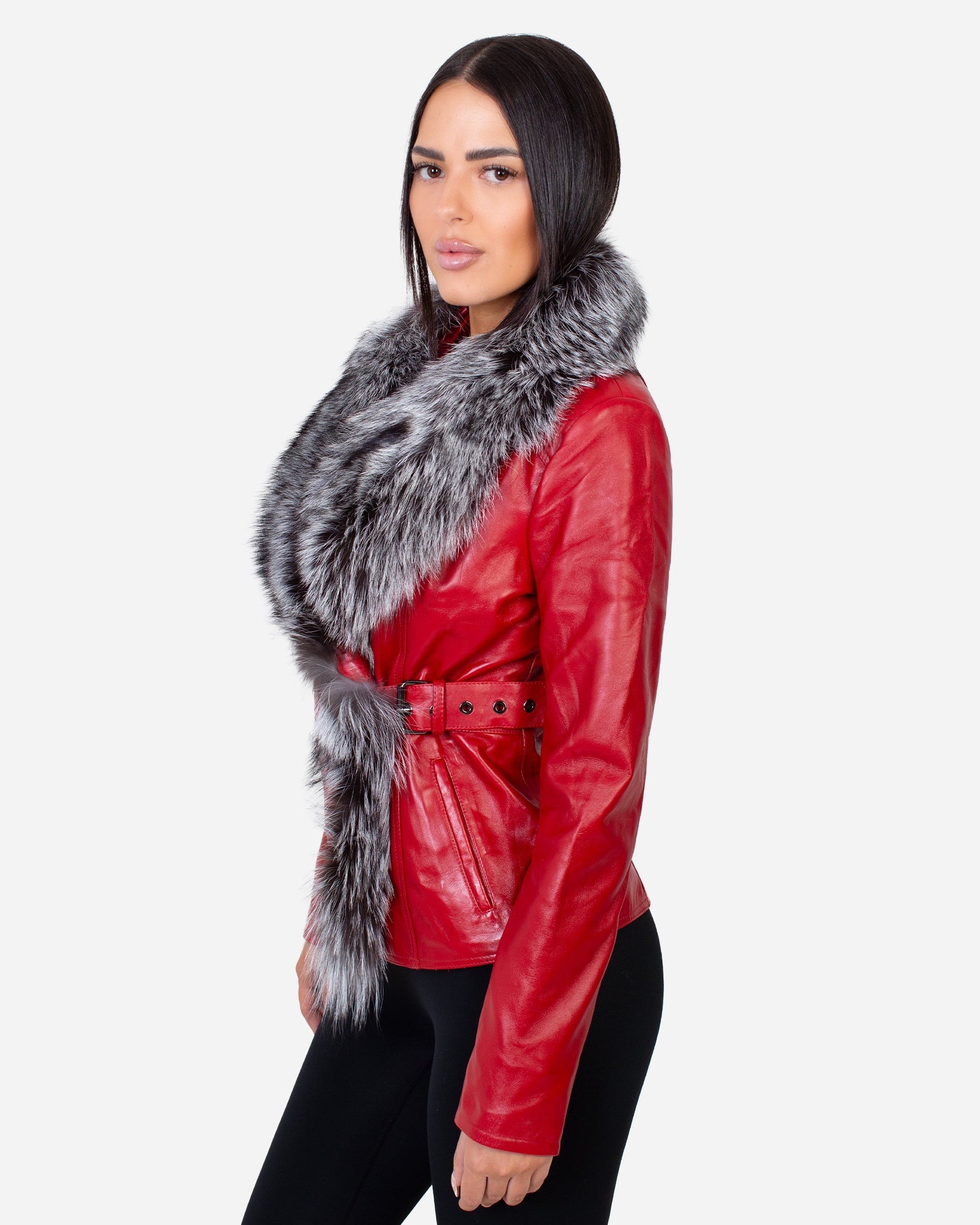 Beverly Leather Jacket – Silver Fox-thumbmail-6