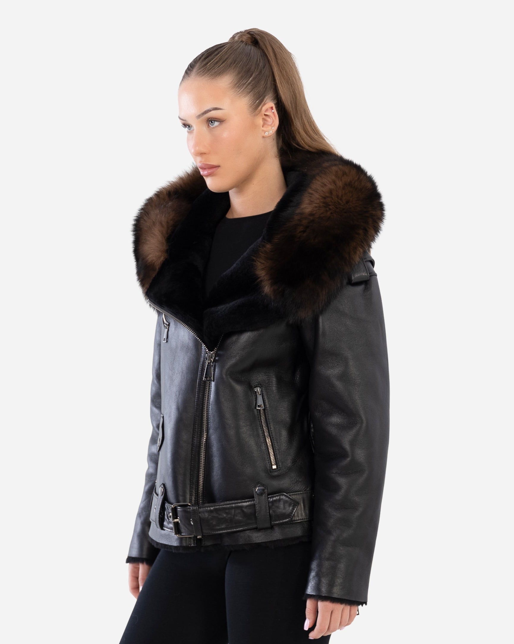 ELODIE shearling aviator jacket-thumbmail-6