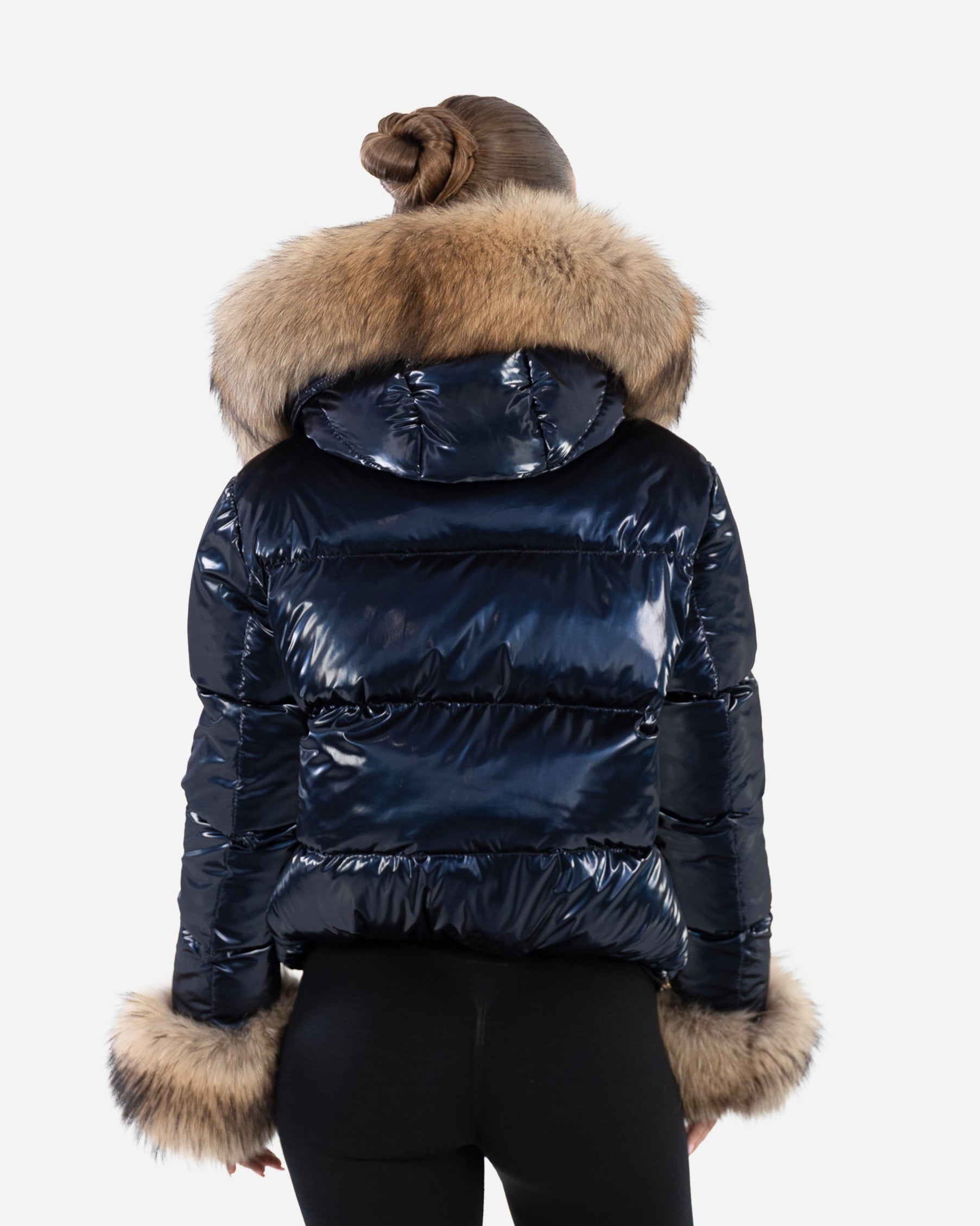 MAEVE Down Puffer with natural fur-thumbmail-4