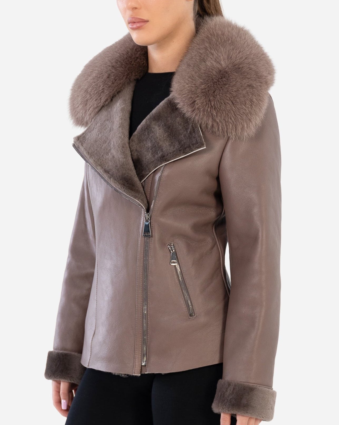 YARA  shearling jacket-thumbmail-3