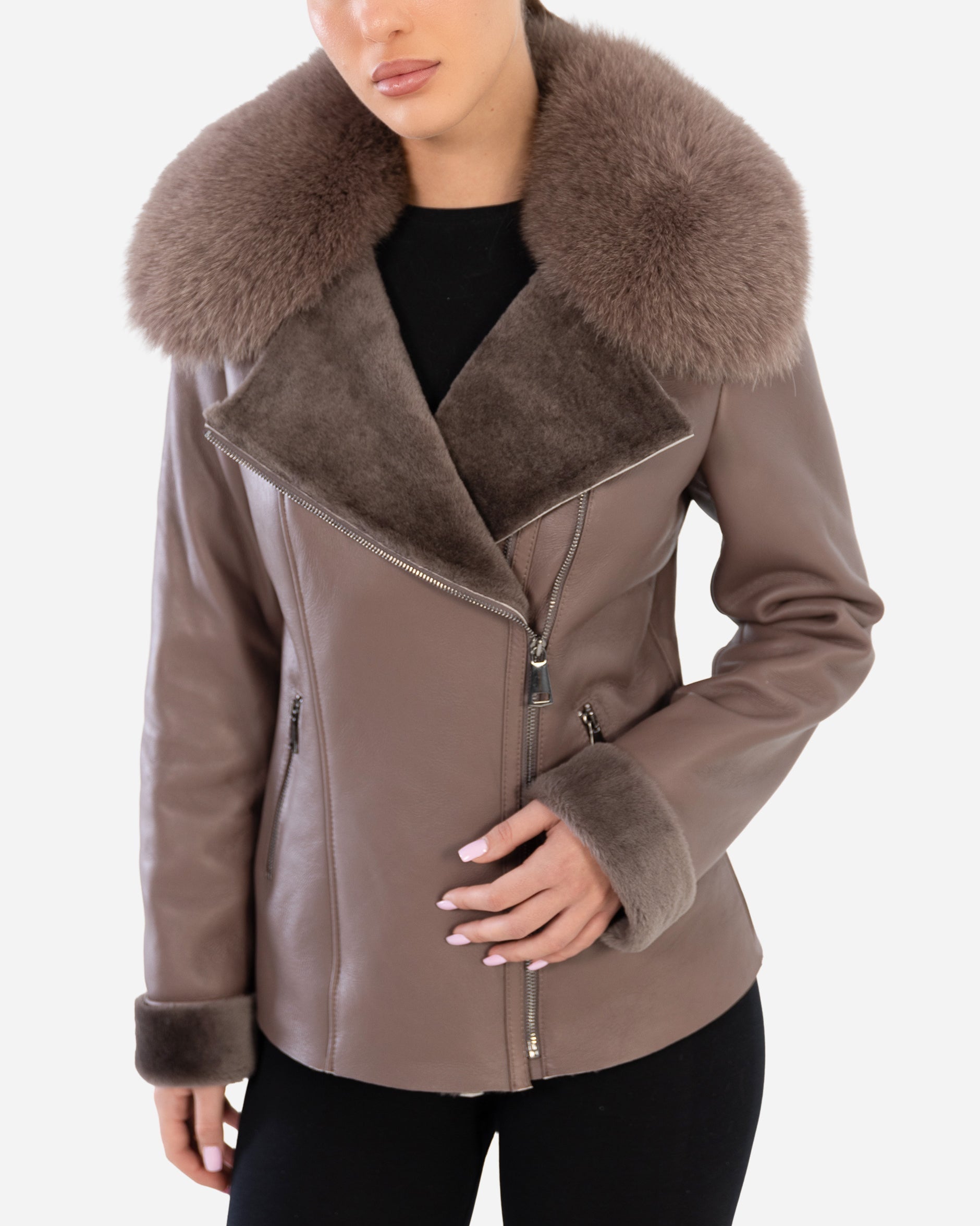 YARA  shearling jacket-thumbmail-2