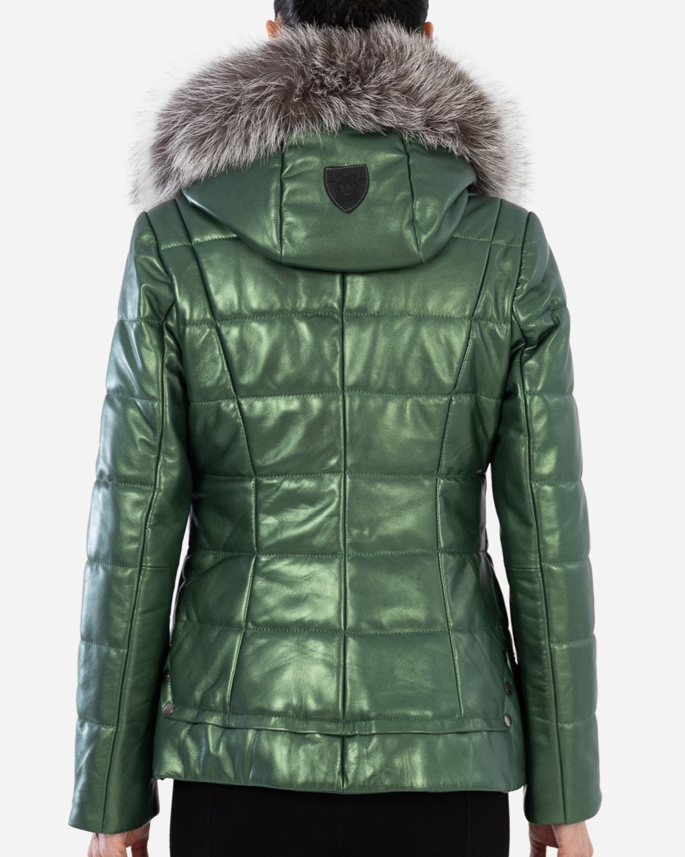 LYANNA Leather Puffer Jacket-thumbmail-4