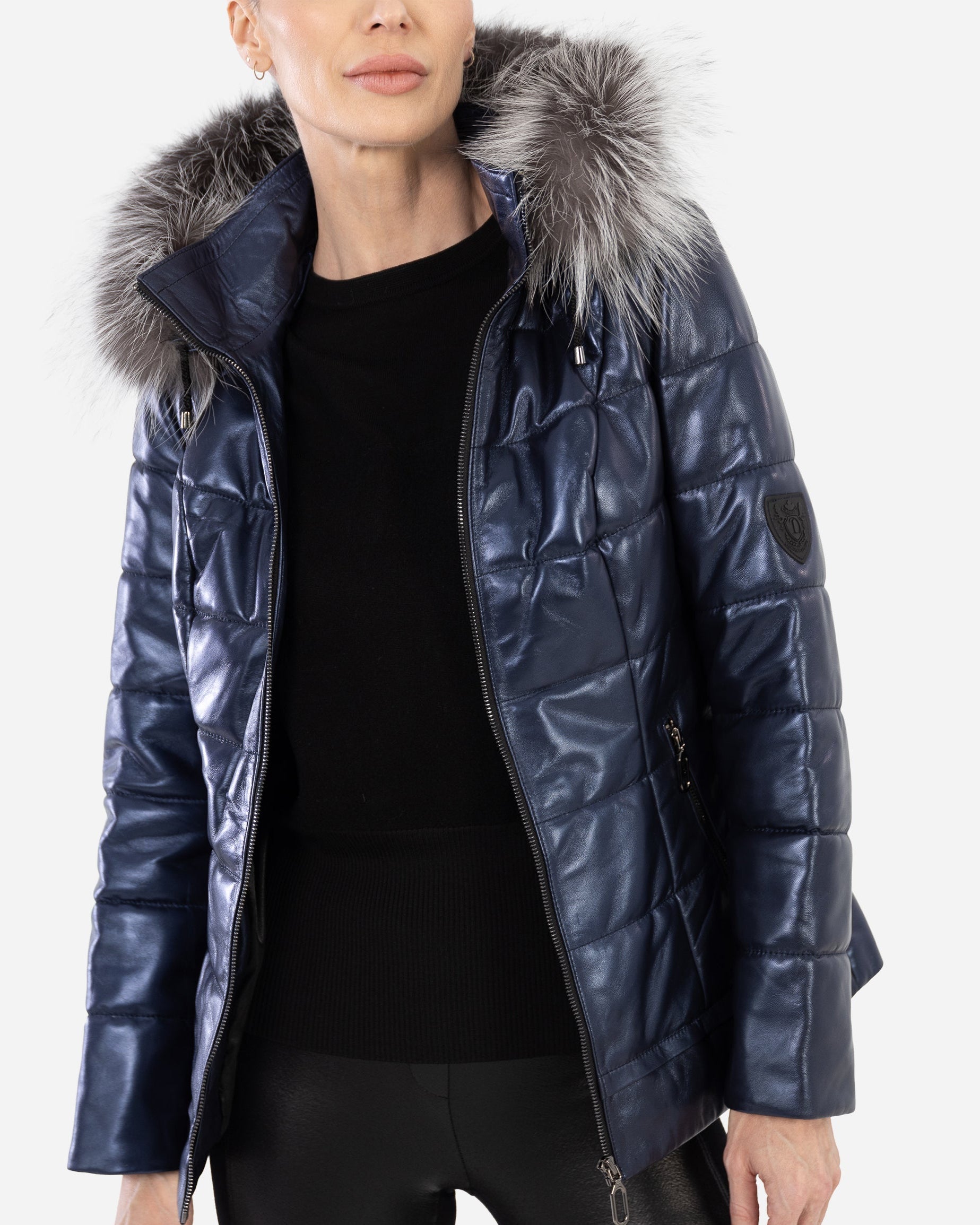 LYANNA Leather Puffer Jacket-thumbmail-15