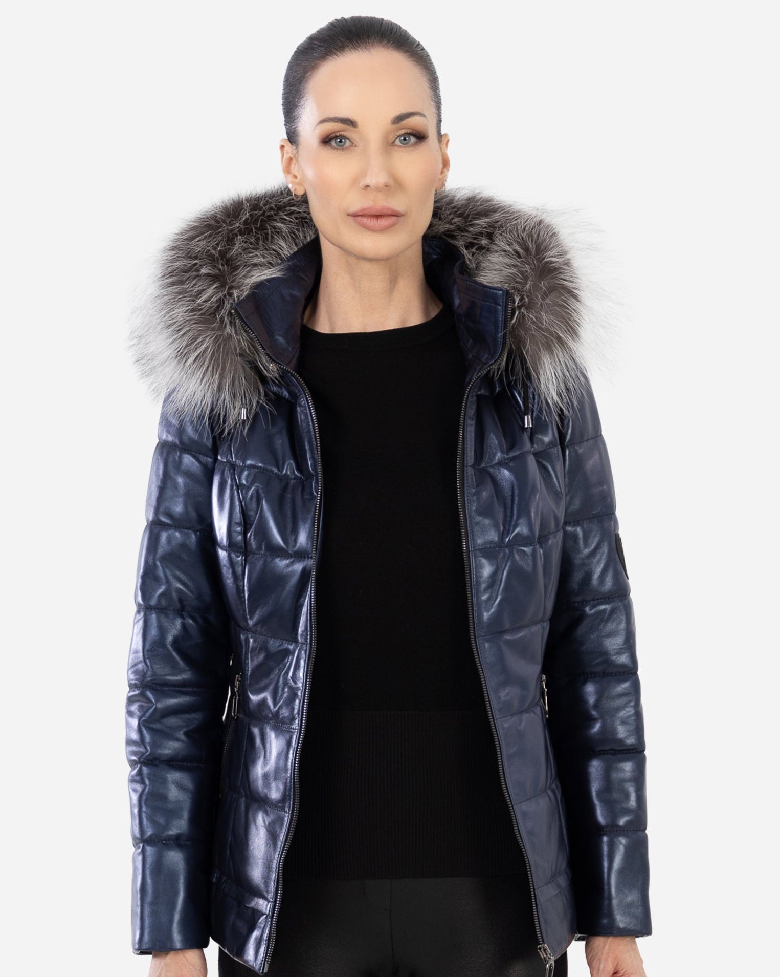 LYANNA Leather Puffer Jacket-thumbmail-12