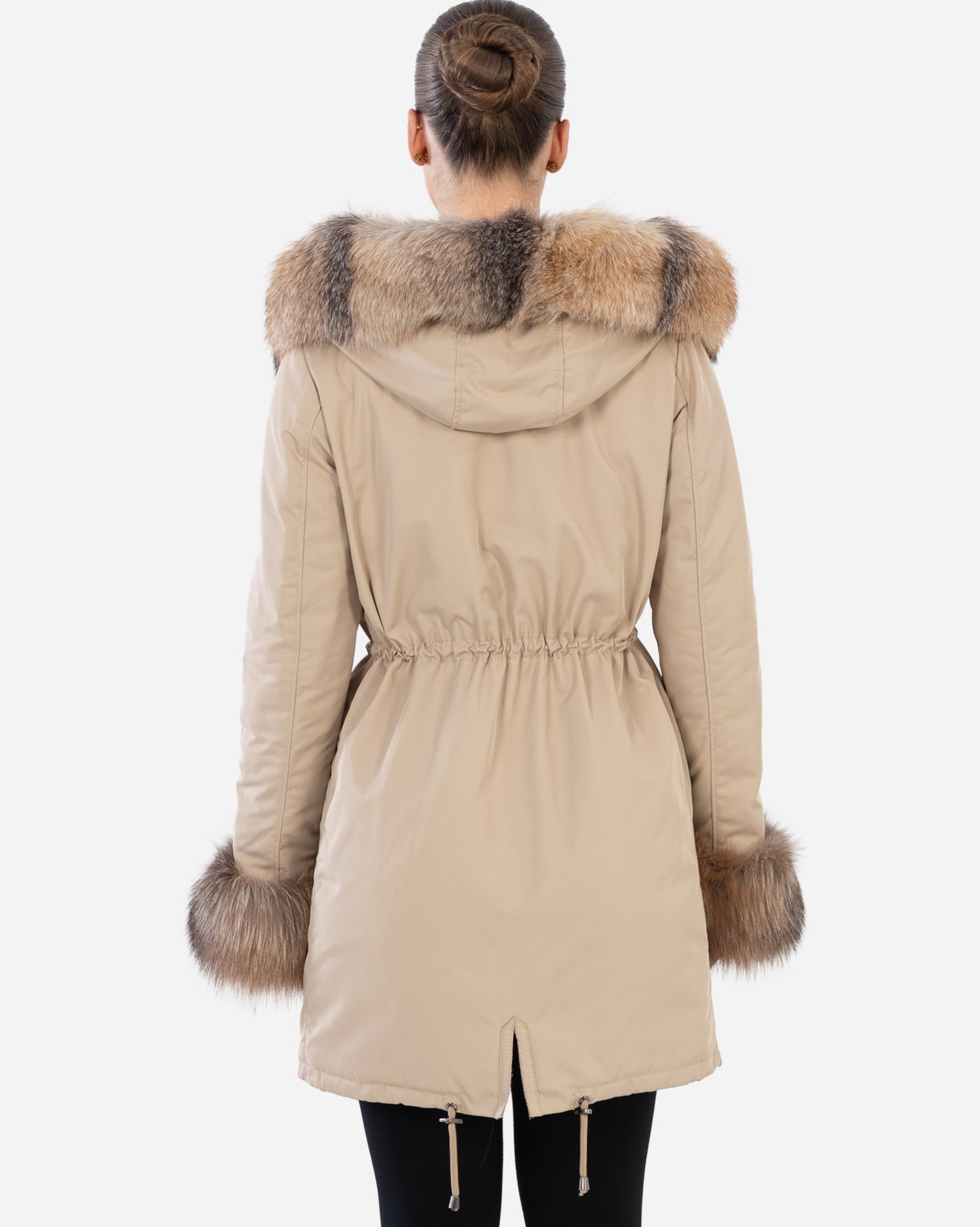 Lexi Women's Down Coat with Removable Natural Fur-thumbmail-8