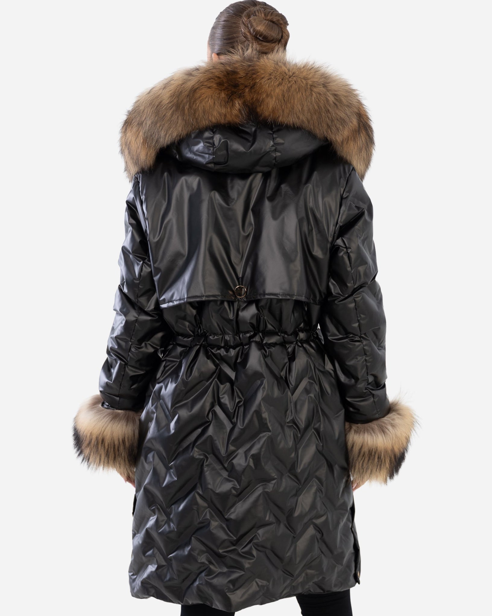 Lexi Women's Down Coat with Removable Natural Fur-thumbmail-3