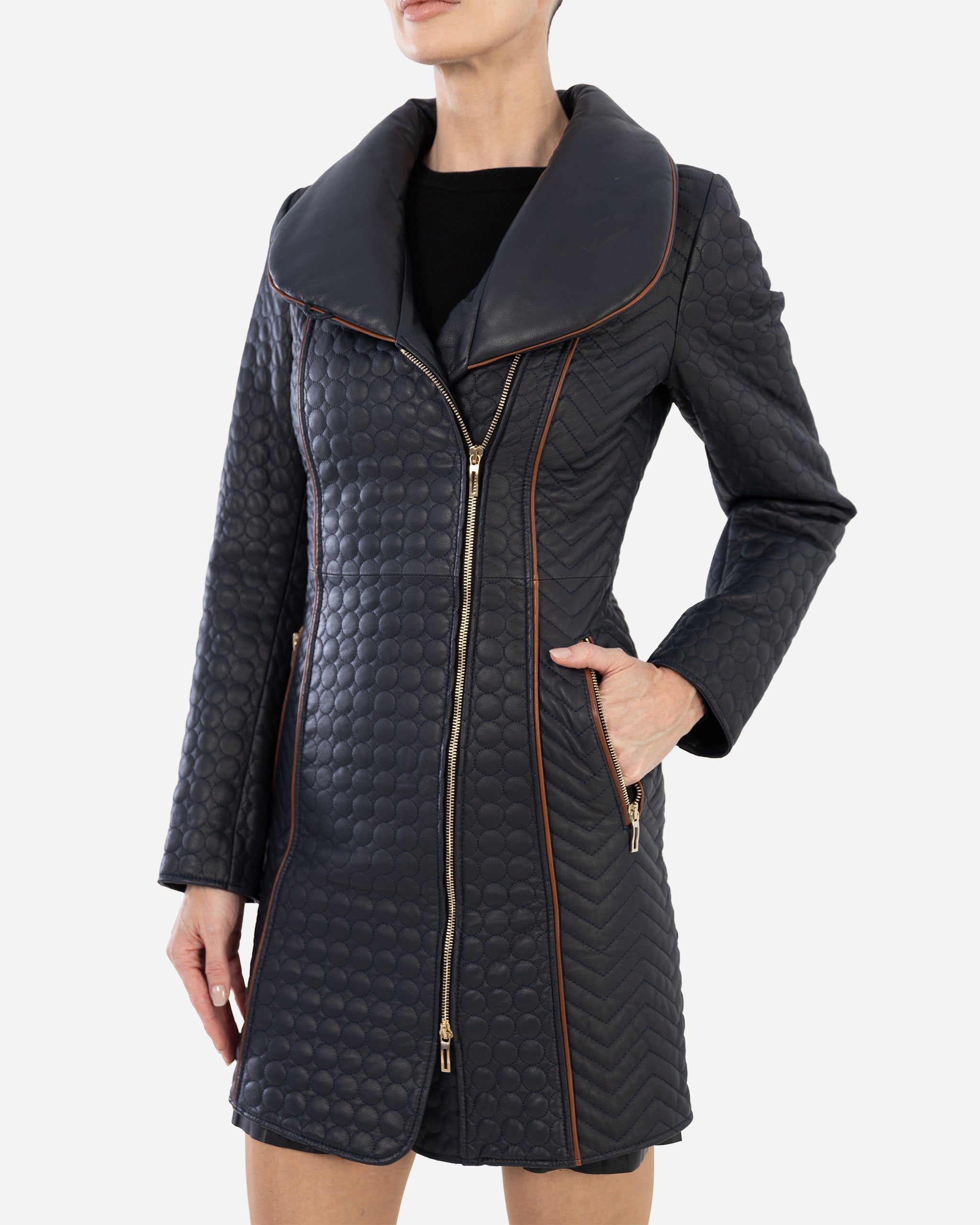Camilla Trench LEATHER Coat-2