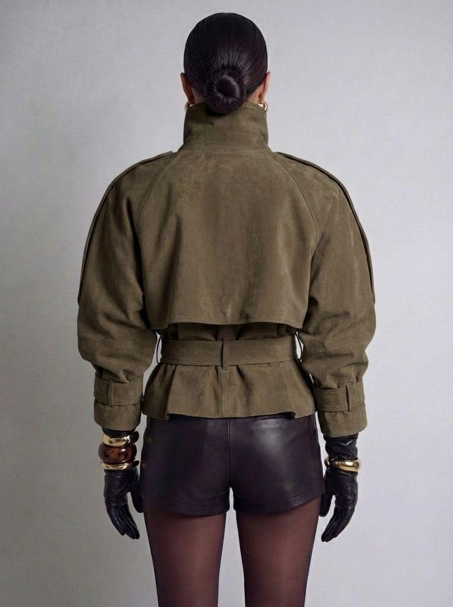 NOAMI  Suede Belted Jacket-thumbmail-6