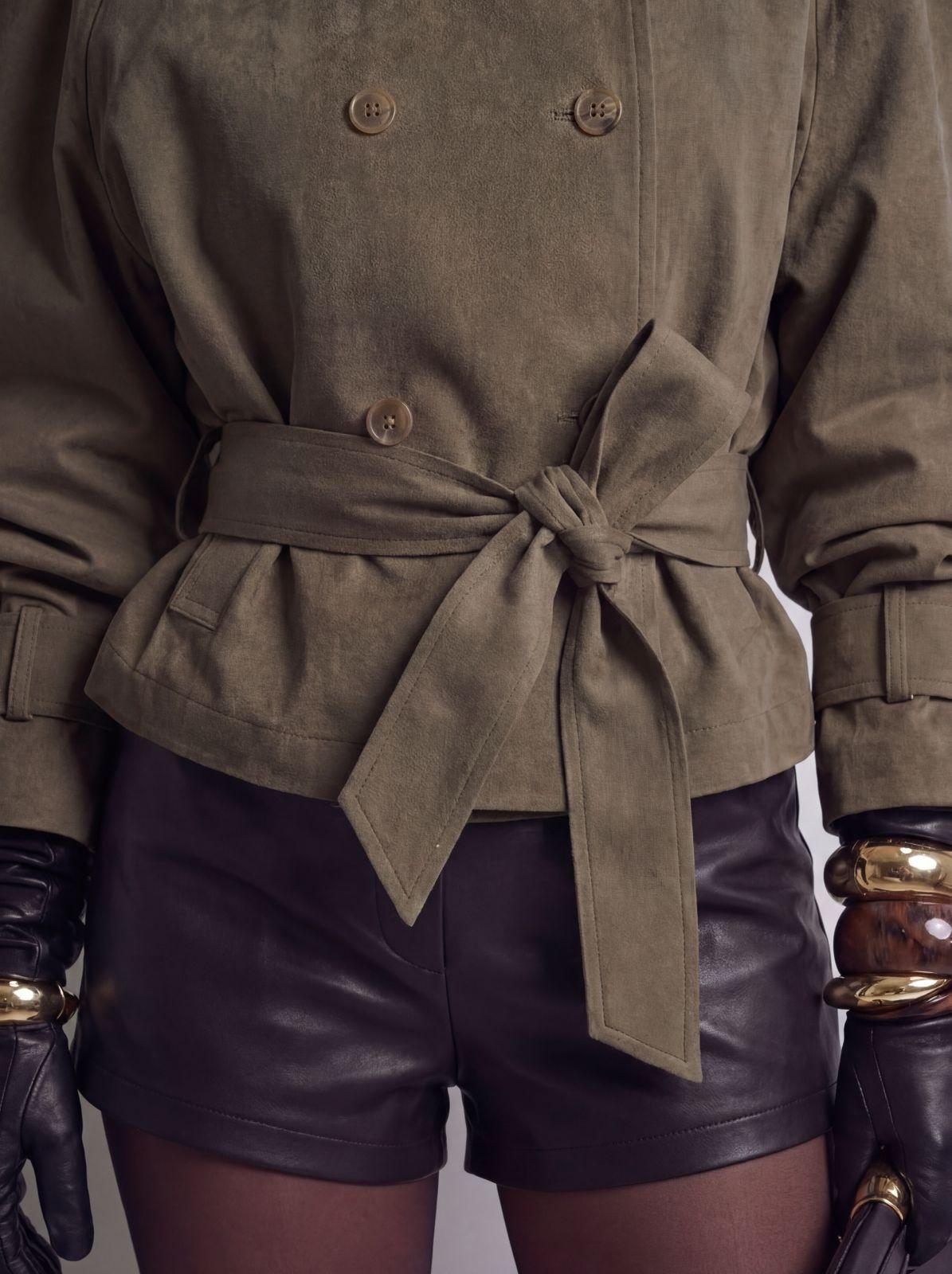 NOAMI  Suede Belted Jacket-thumbmail-8