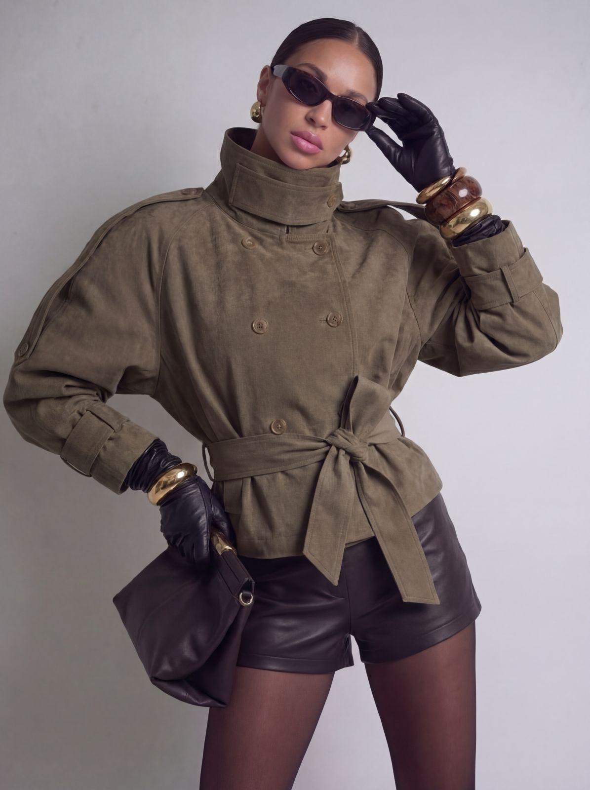NOAMI  Suede Belted Jacket-thumbmail-10