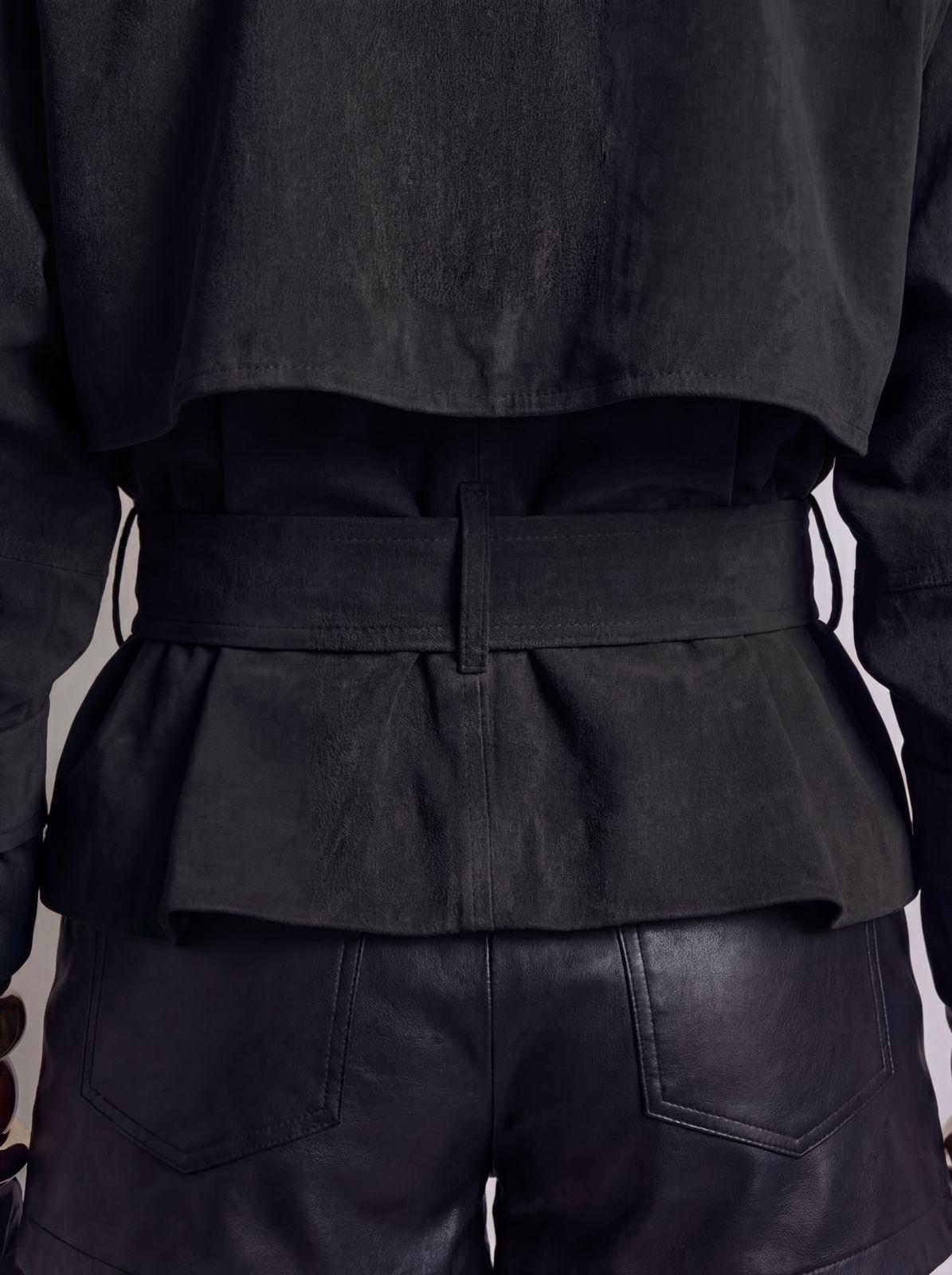 NOAMI  Suede Belted Jacket-thumbmail-6