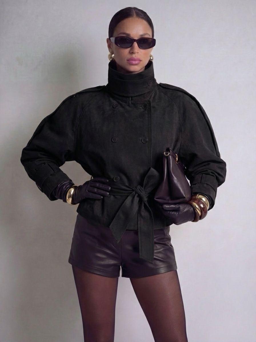 NOAMI  Suede Belted Jacket-thumbmail-2