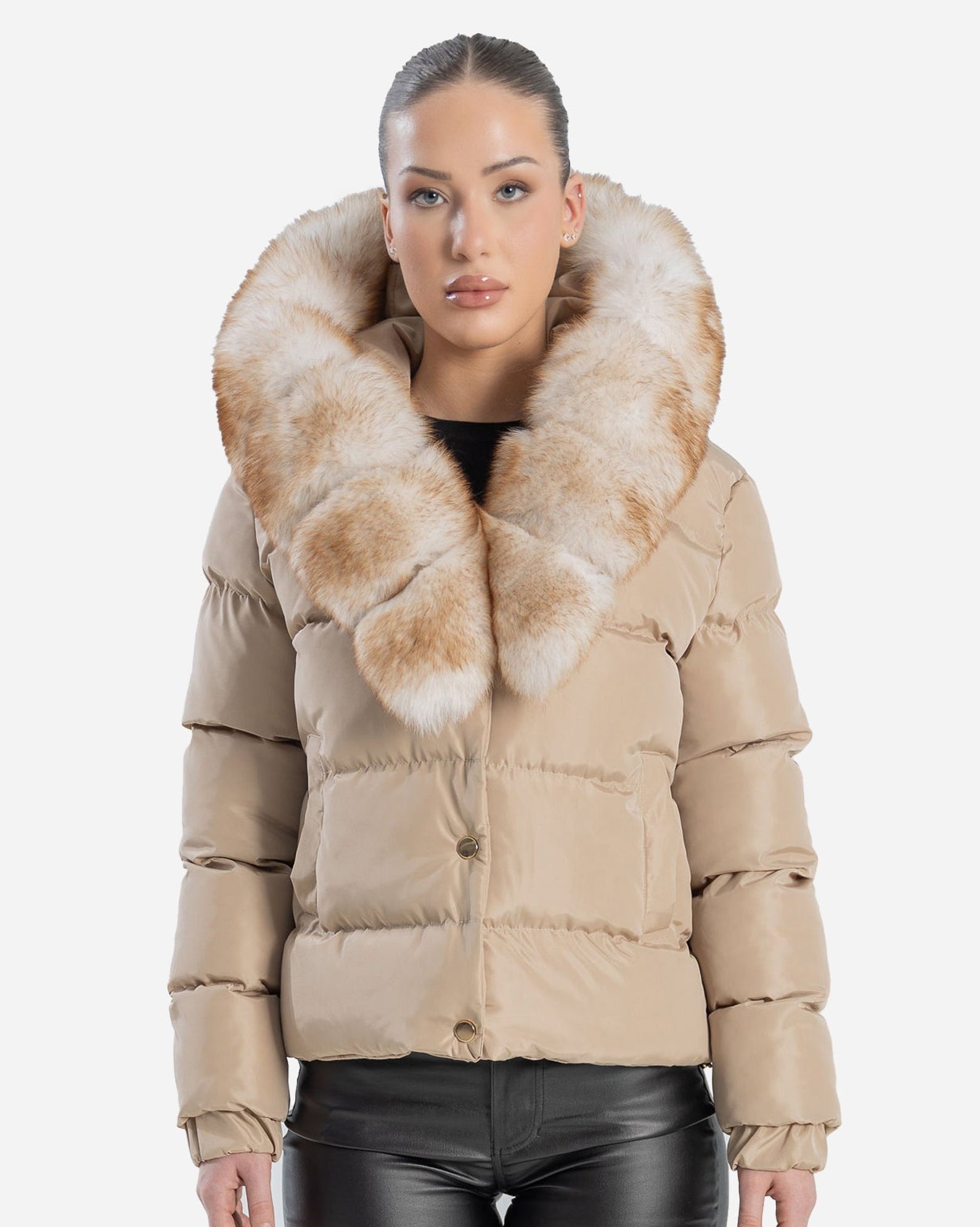 Eddy Down Puffer With Removable Natural Fur-thumbmail-5