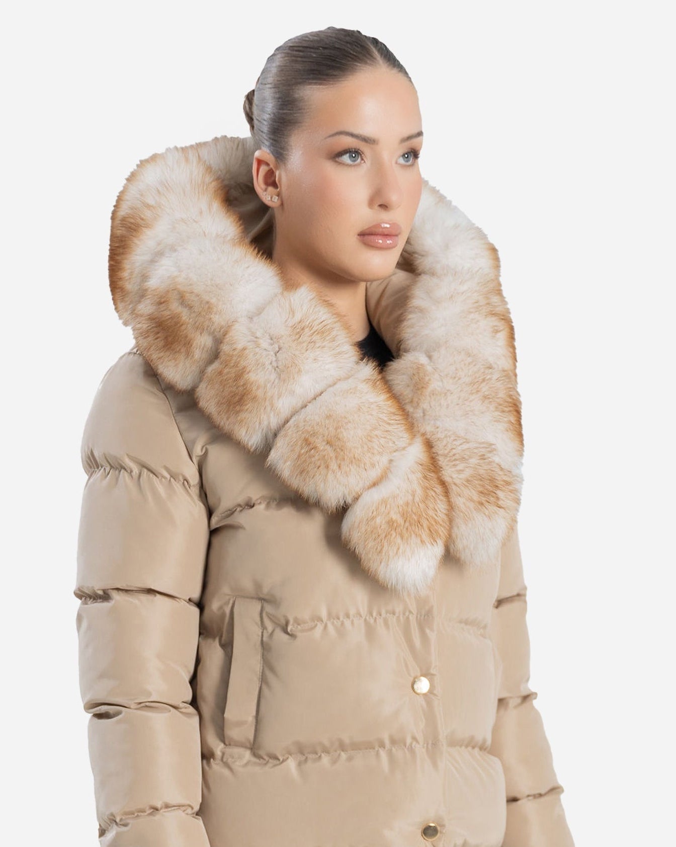 Eddy Down Puffer With Removable Natural Fur-thumbmail-3