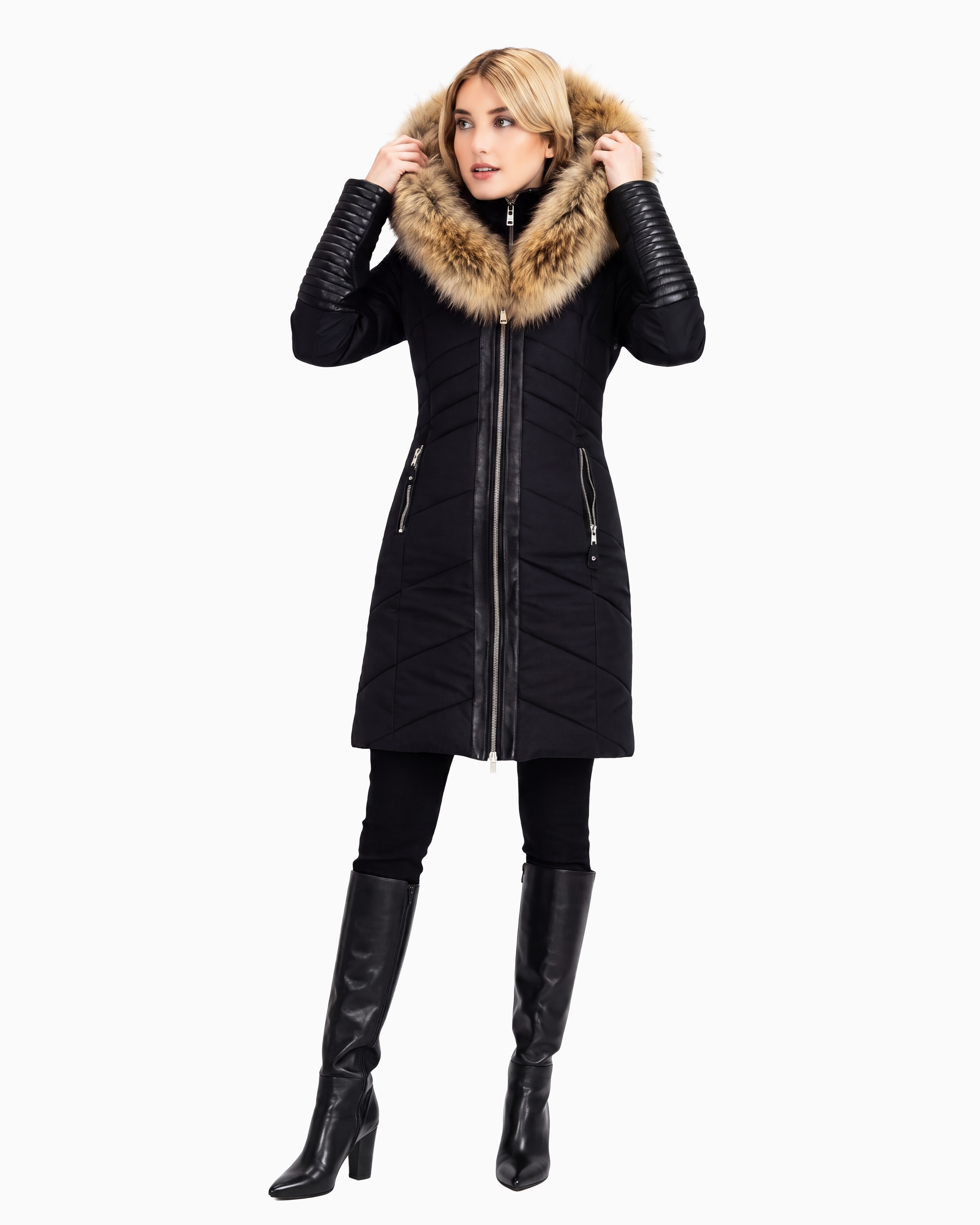 Hailey Parka With  Natural Fur